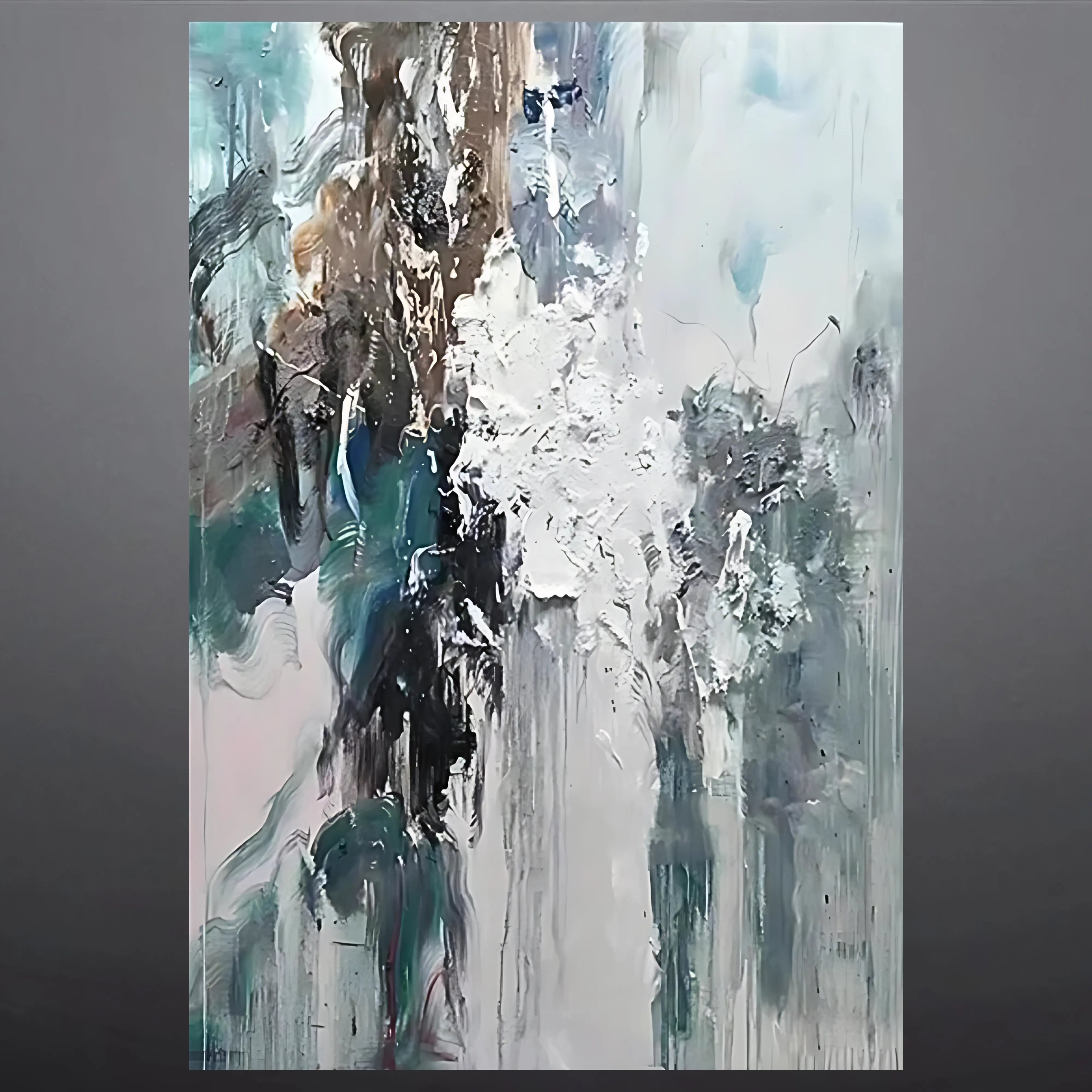 Ephemeral Grace | Abstract Oil Painting on Canvas — Decor Lane – DecorLane