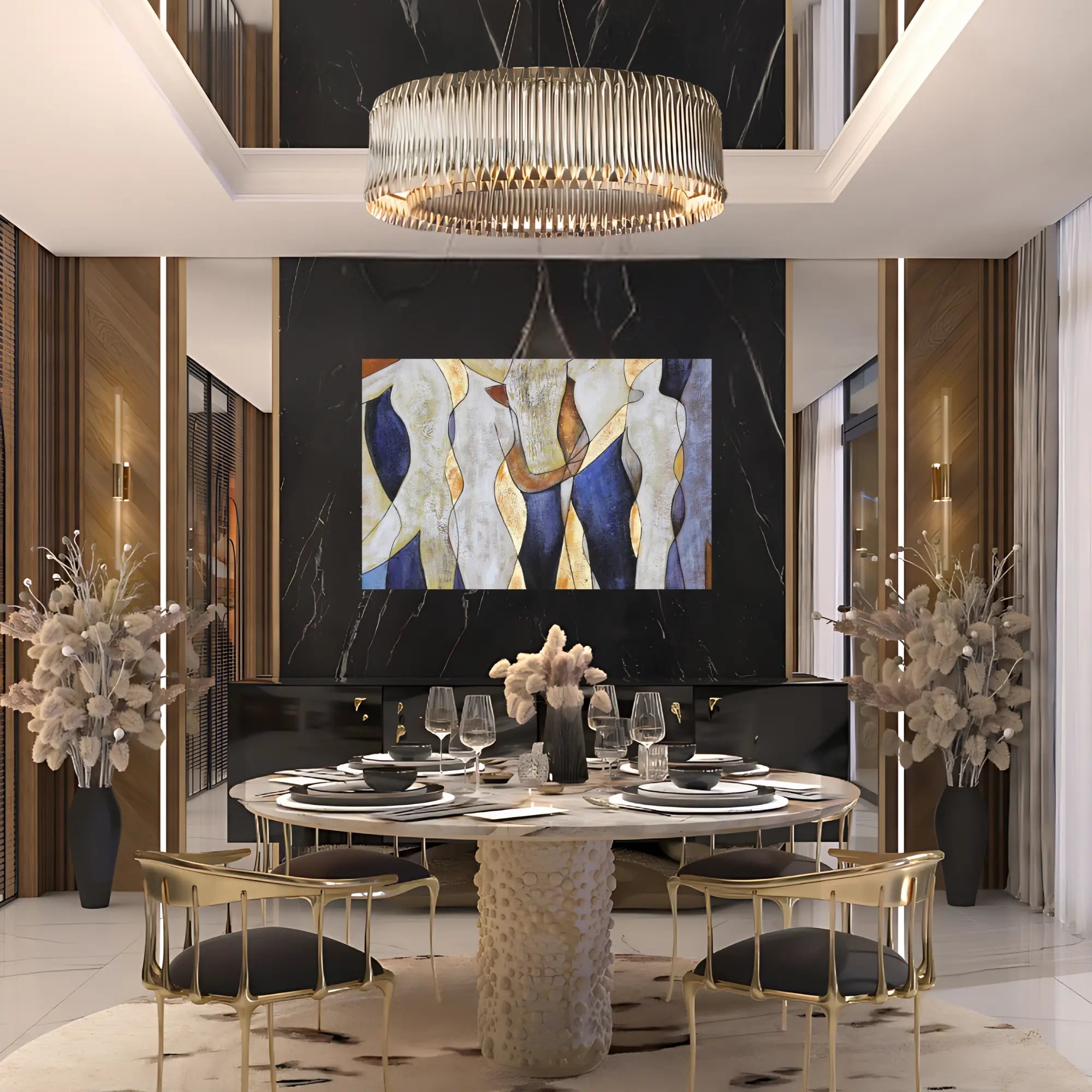 REFLECTIONS OIL PAINTING