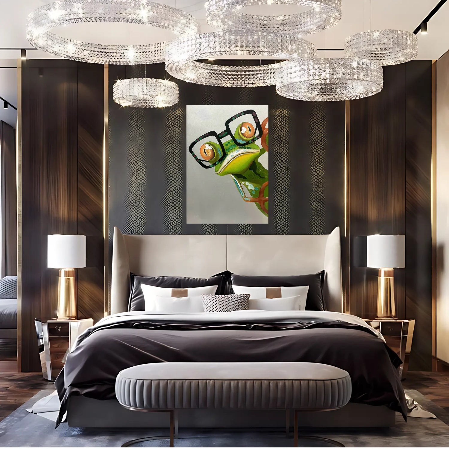 EYEFUL ENGIMA OIL PAINTING