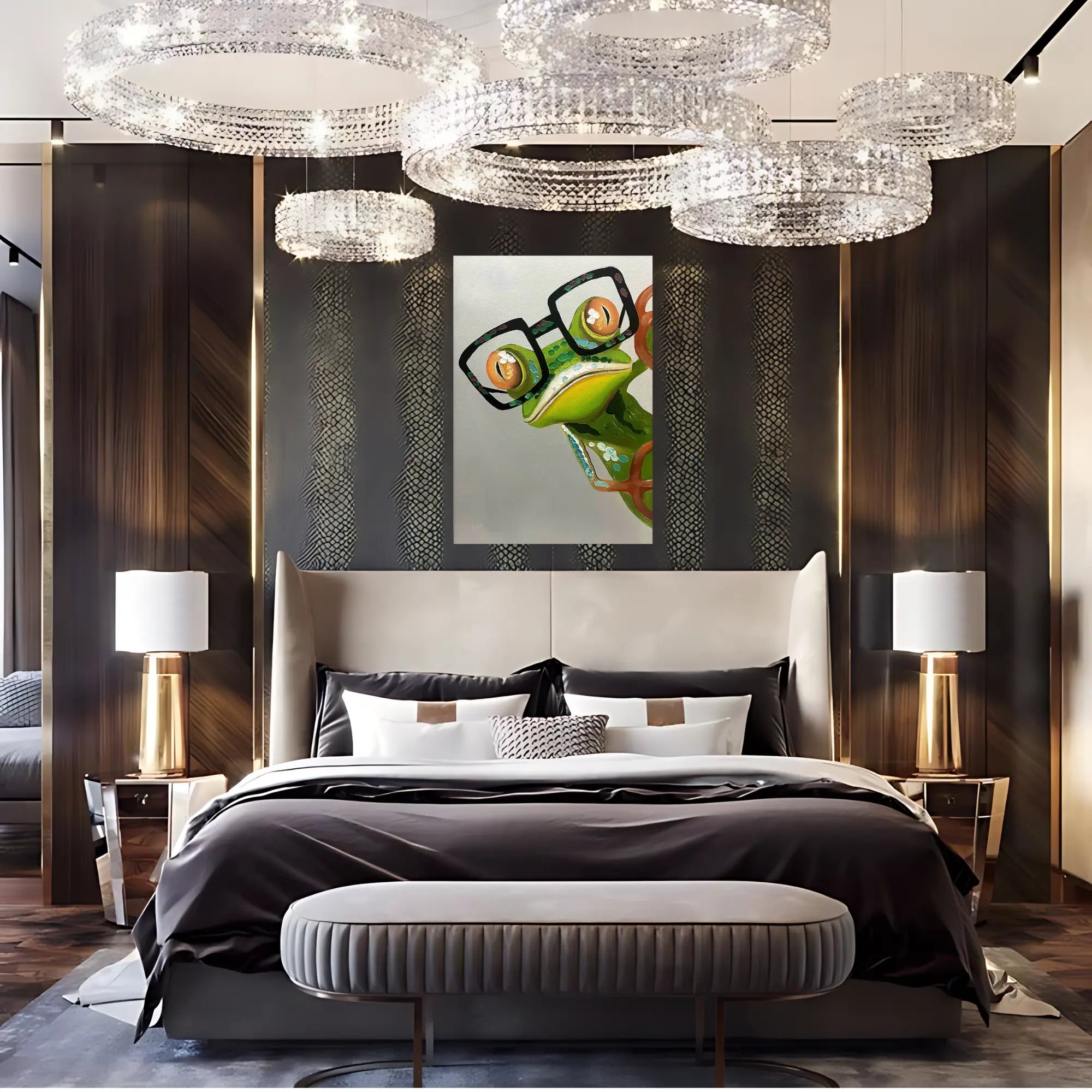 EYEFUL ENGIMA OIL PAINTING