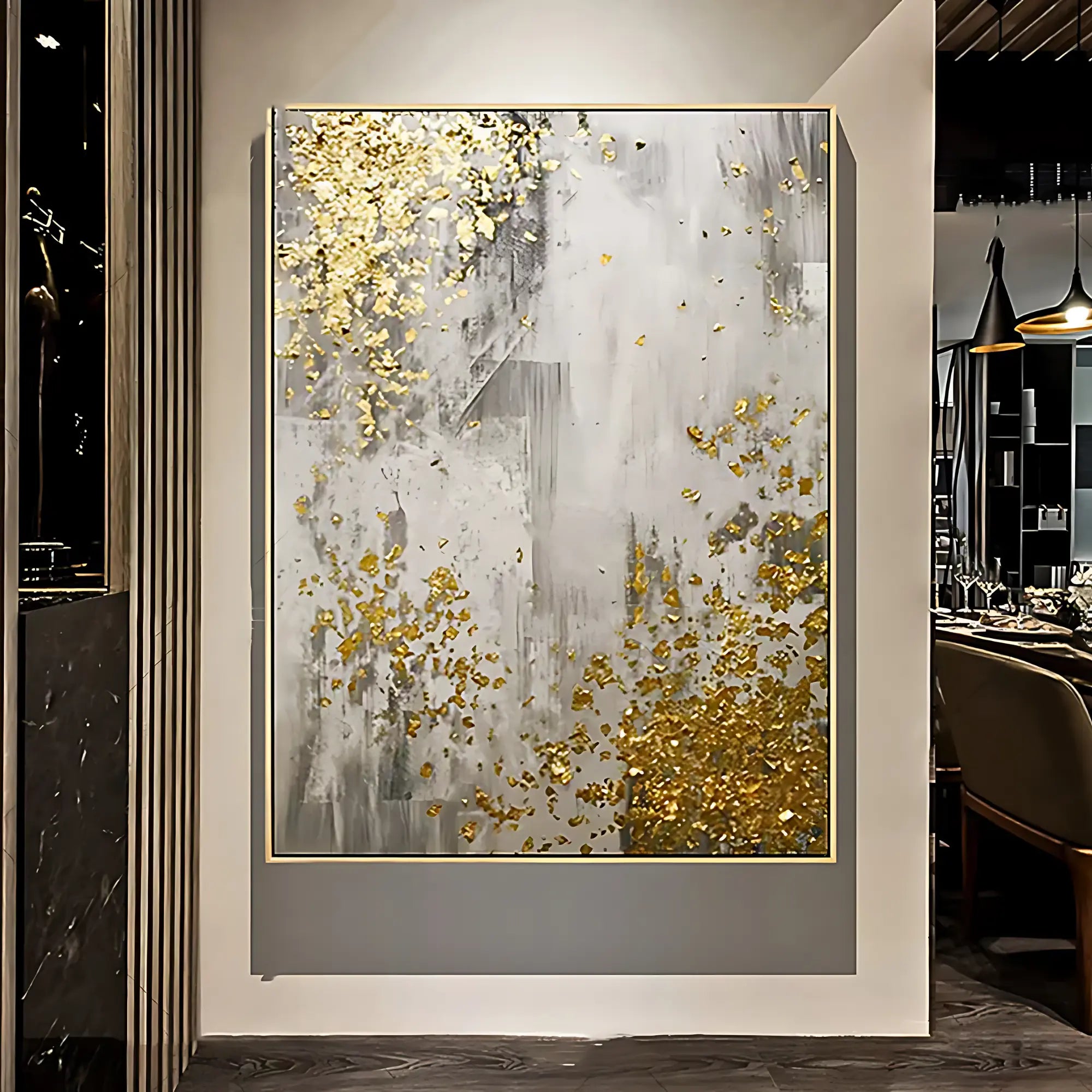 LUXE SHARDS OIL PAINTING