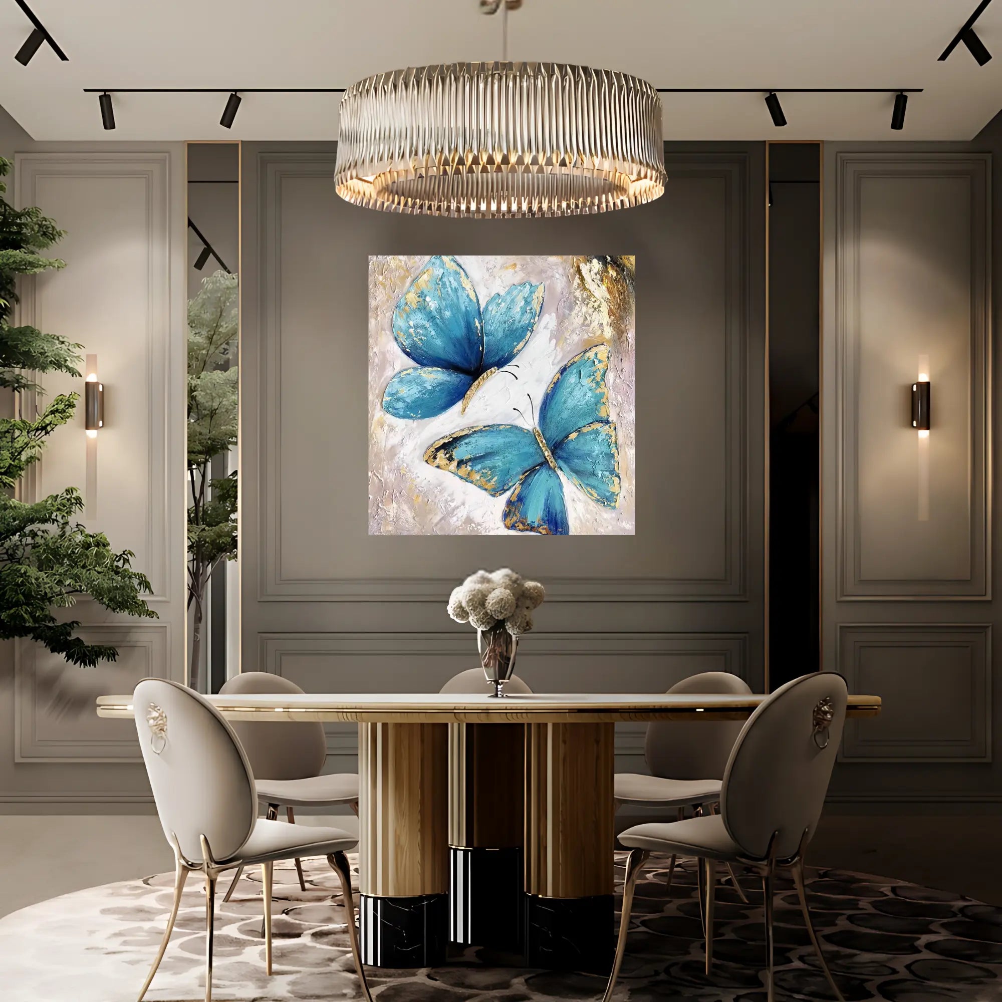 AZURE WHISPERS OIL PAINTING