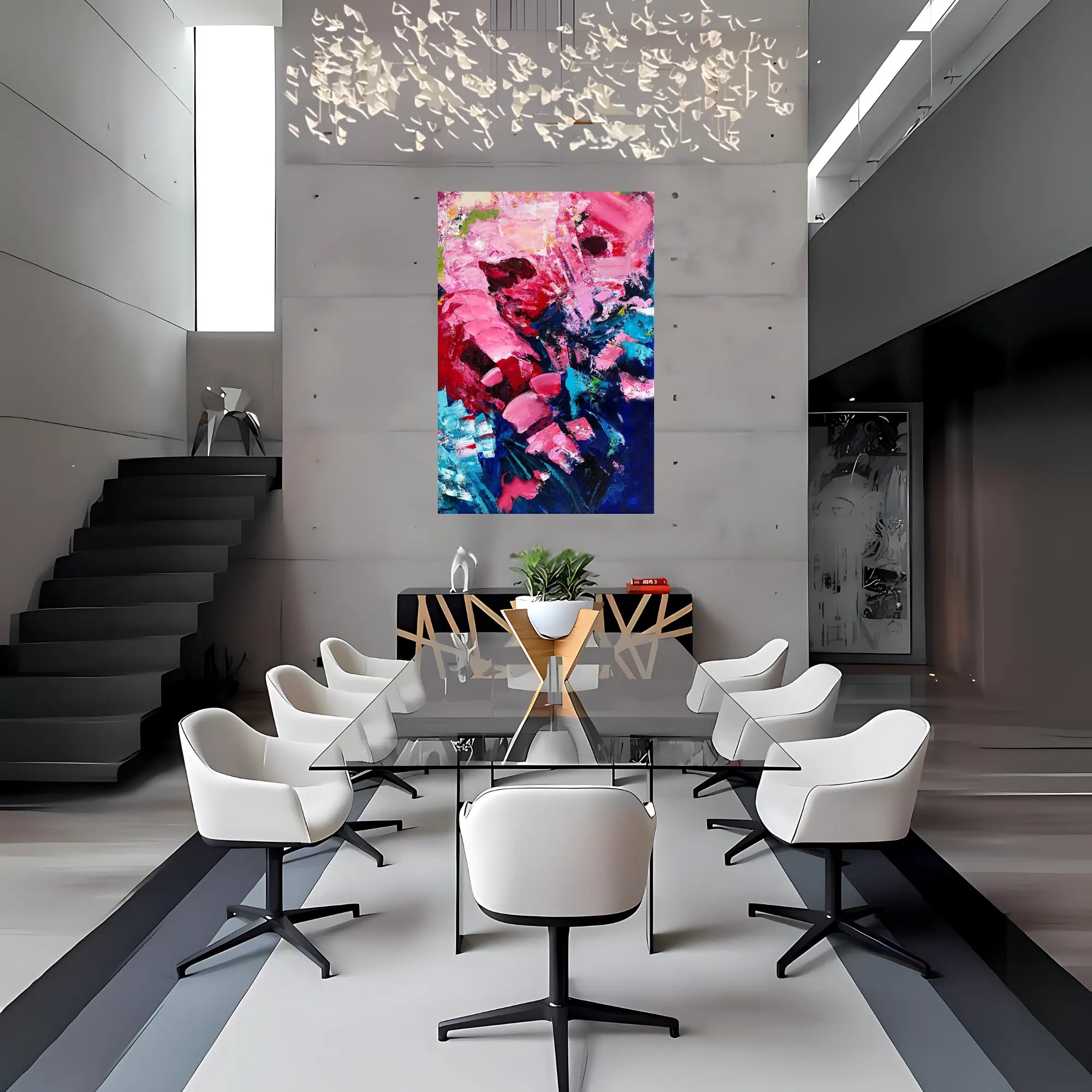 RADIANT FLORA OIL PAINTING