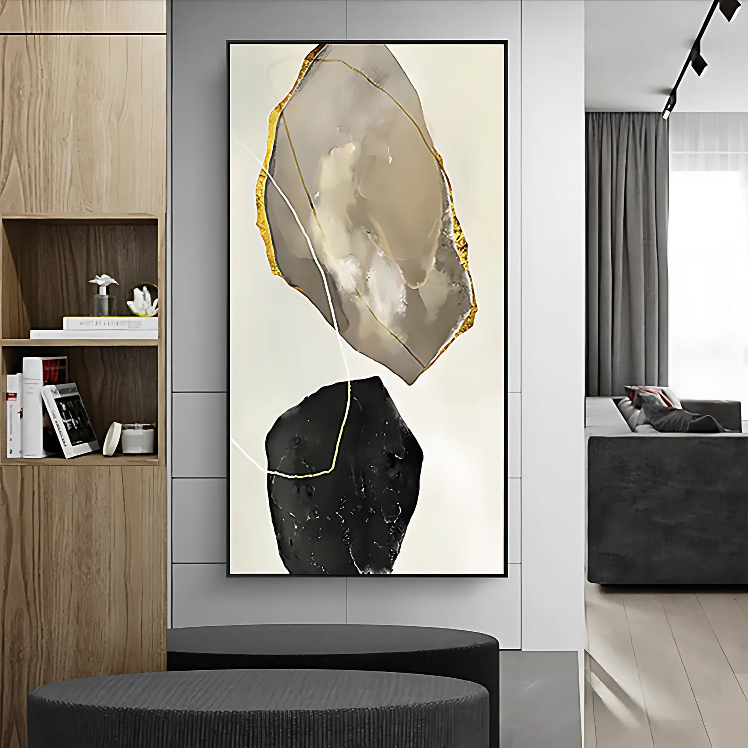 OBSIDIAN OIL PAINTING