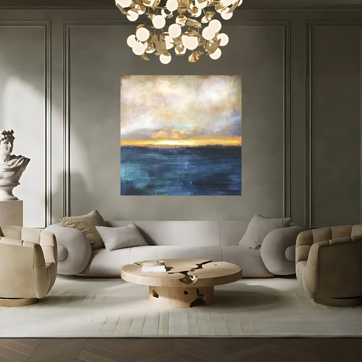 AURORA MIRAGE OIL PAINTING