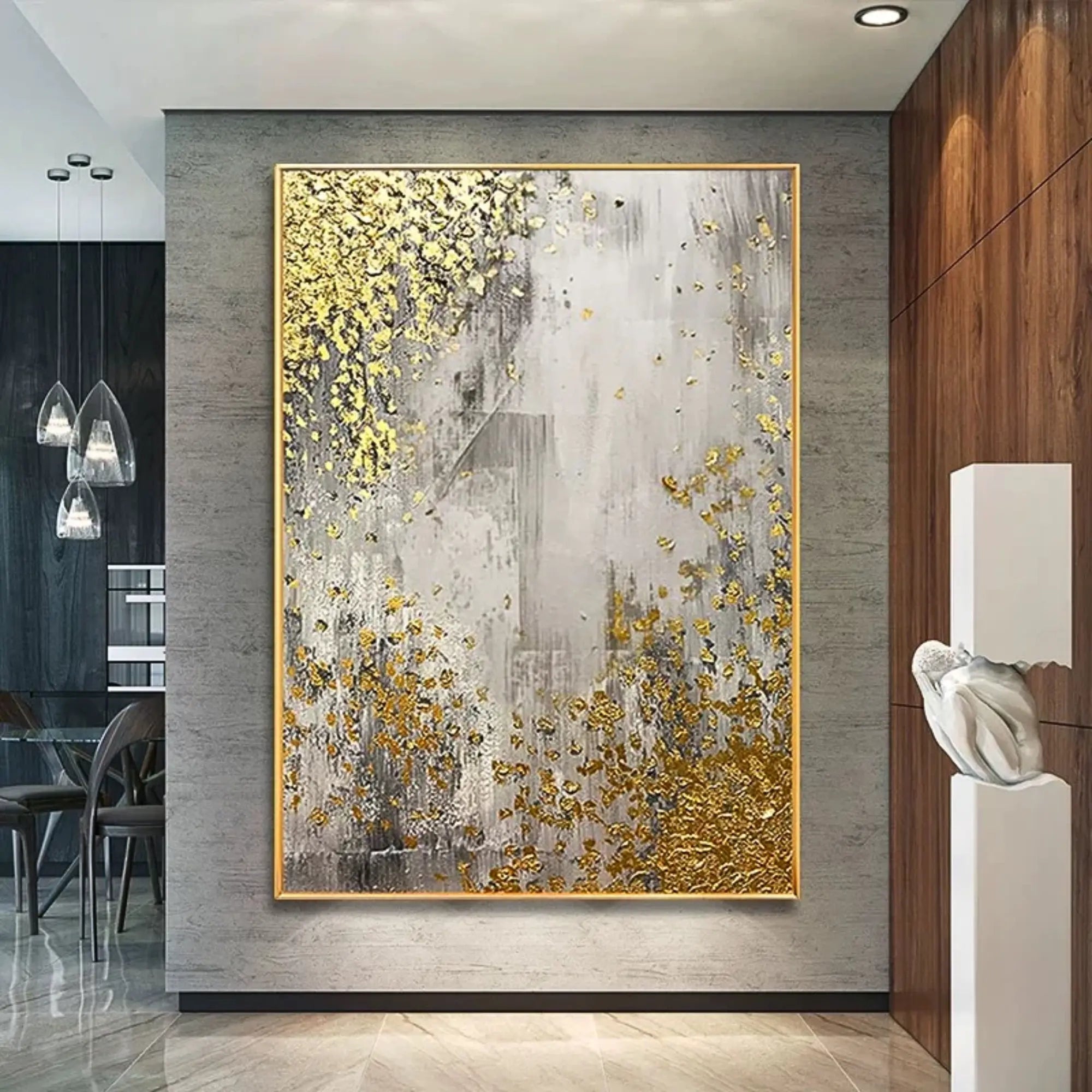 LUXE SHARDS OIL PAINTING