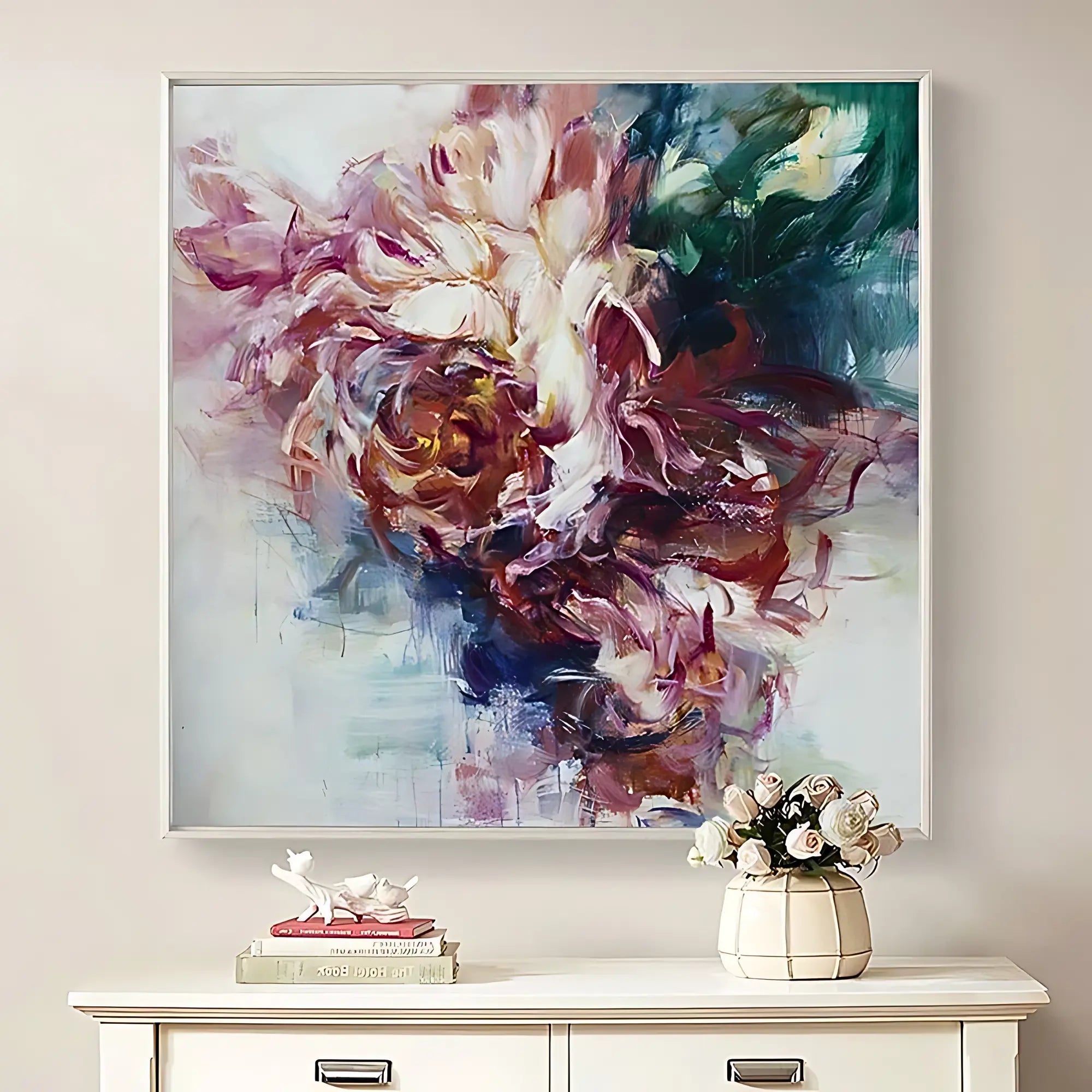 FLORAL FUSION OIL PAINTING