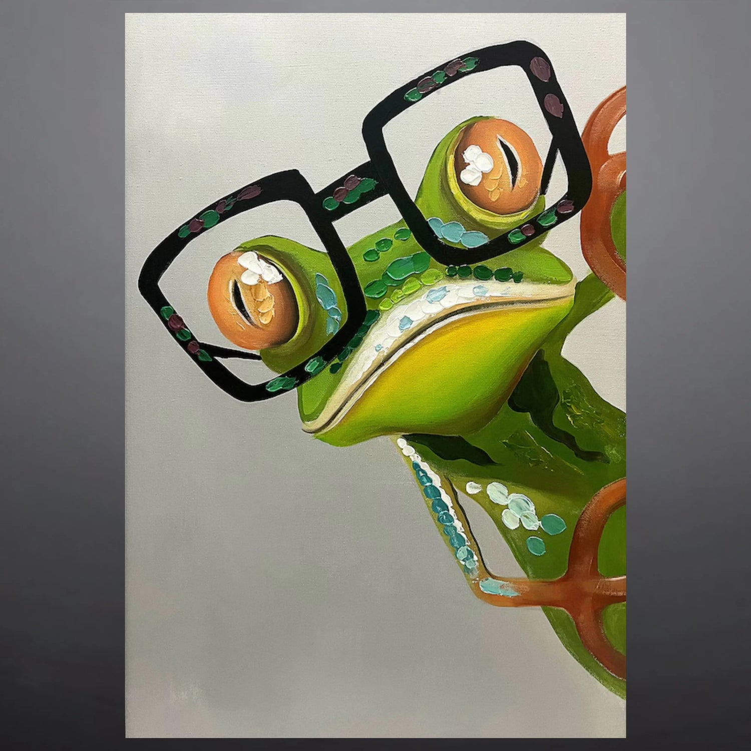 EYEFUL ENGIMA OIL PAINTING