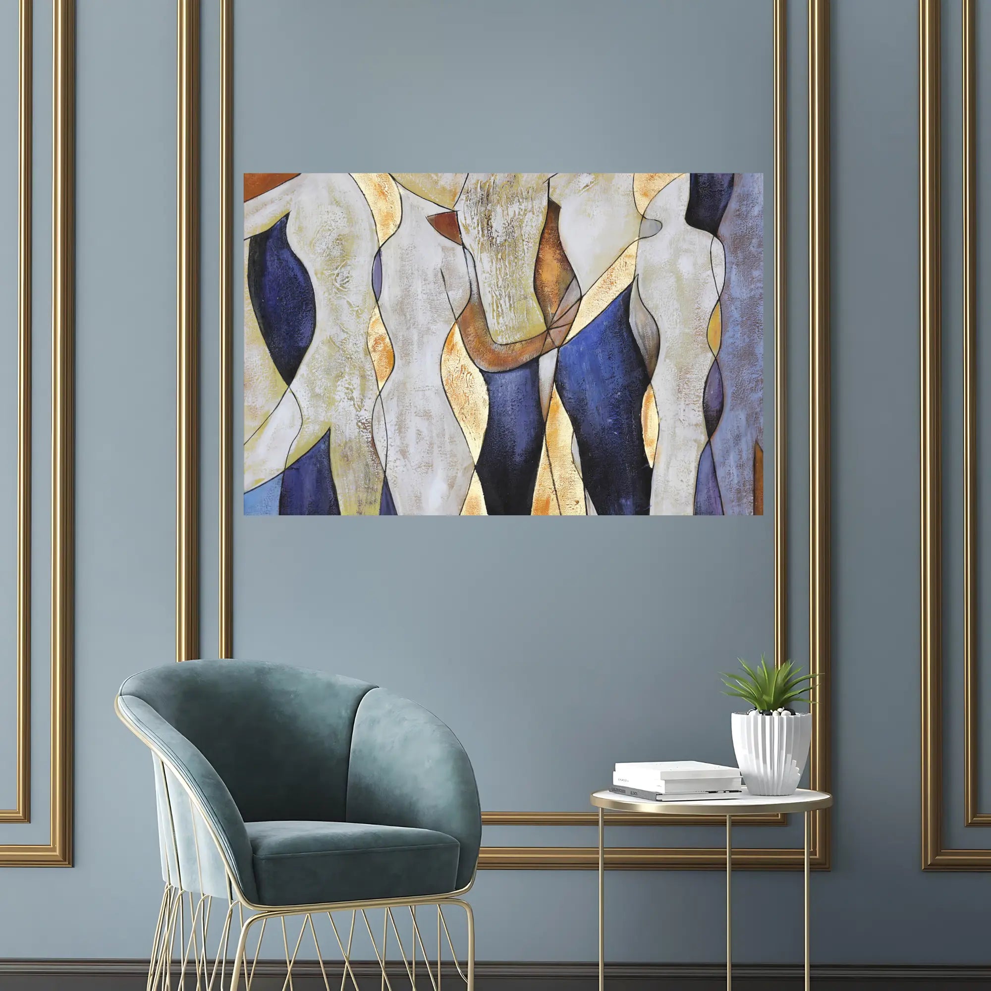 REFLECTIONS OIL PAINTING