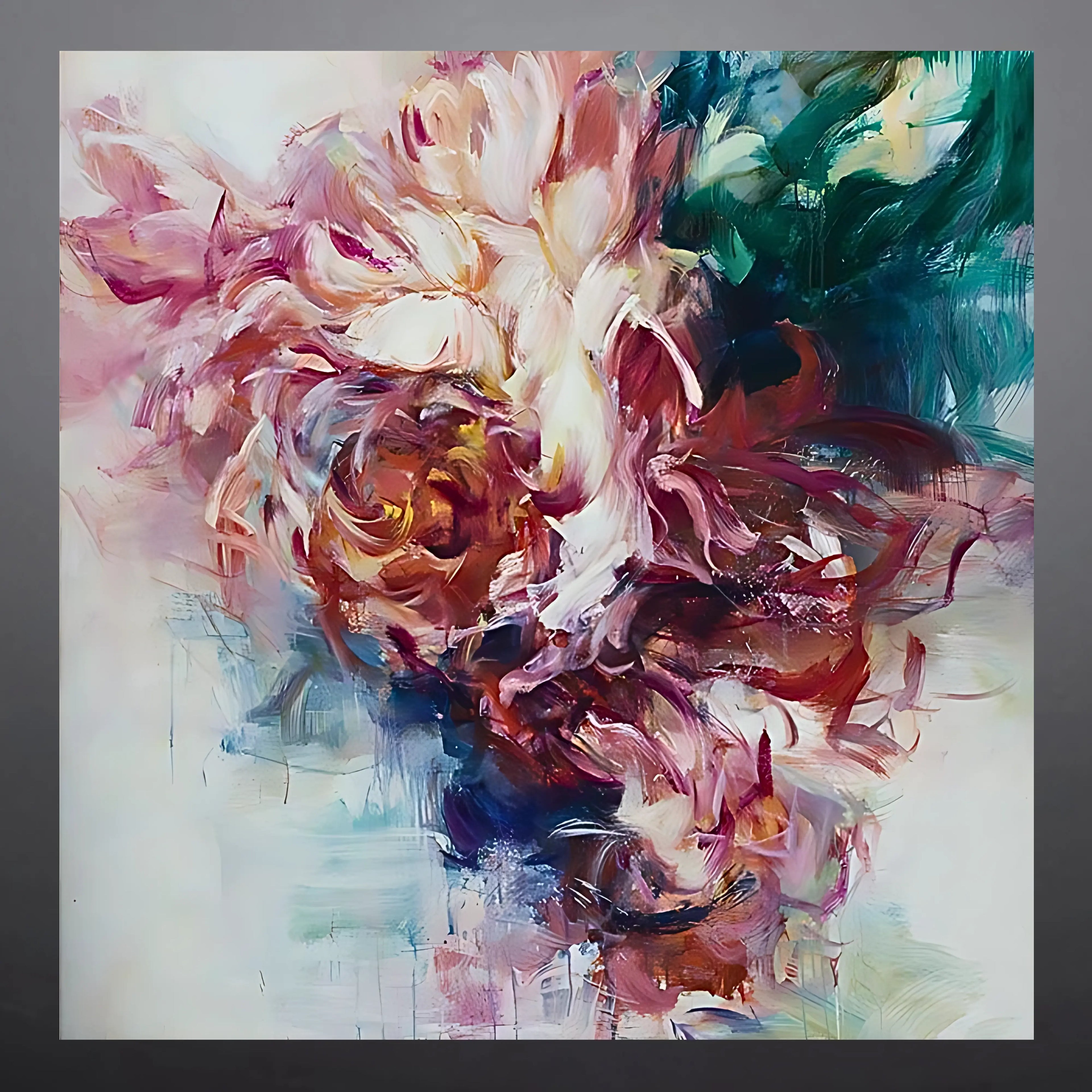 FLORAL FUSION OIL PAINTING