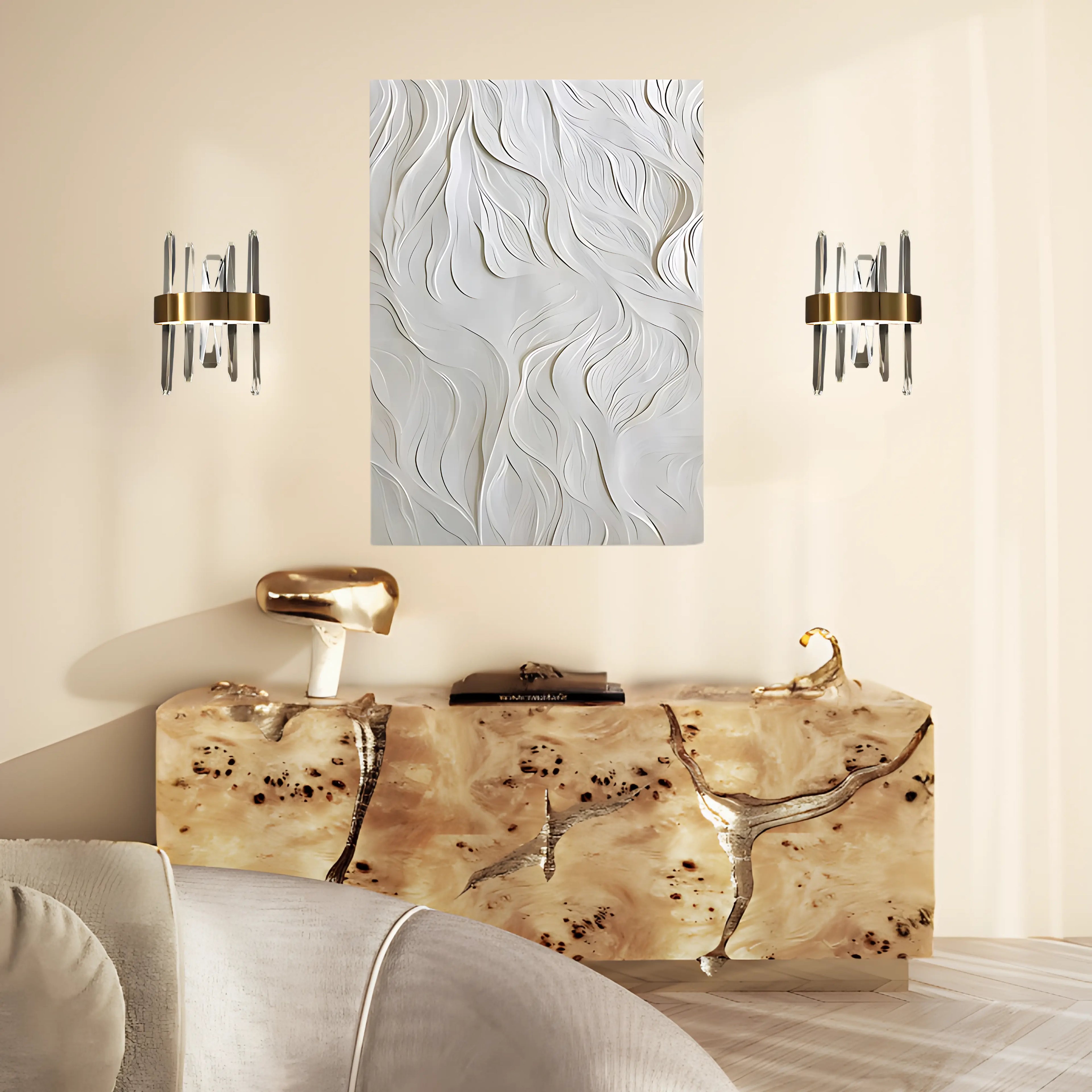 SILKEN WHISPERS OIL PAINTING