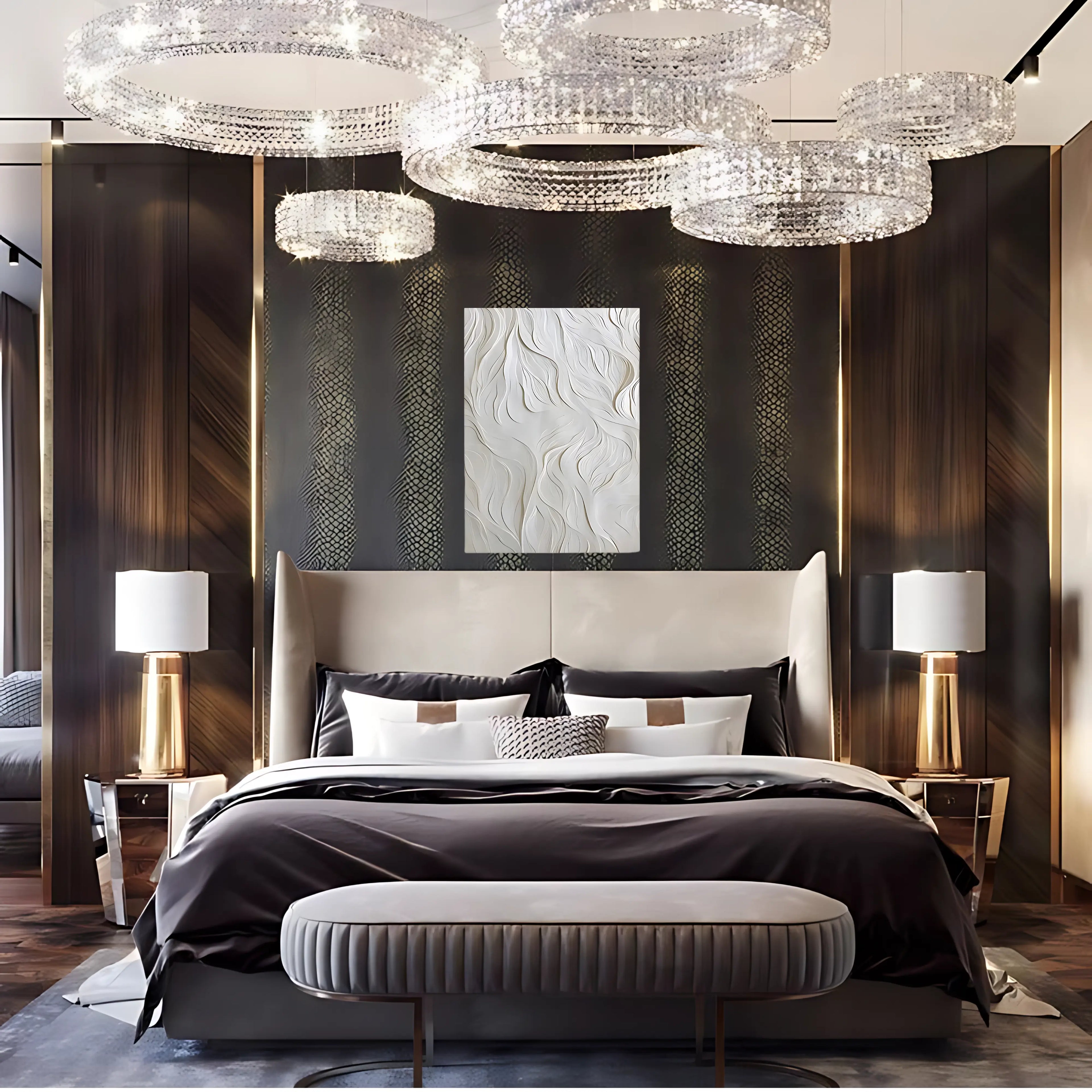 SILKEN WHISPERS OIL PAINTING