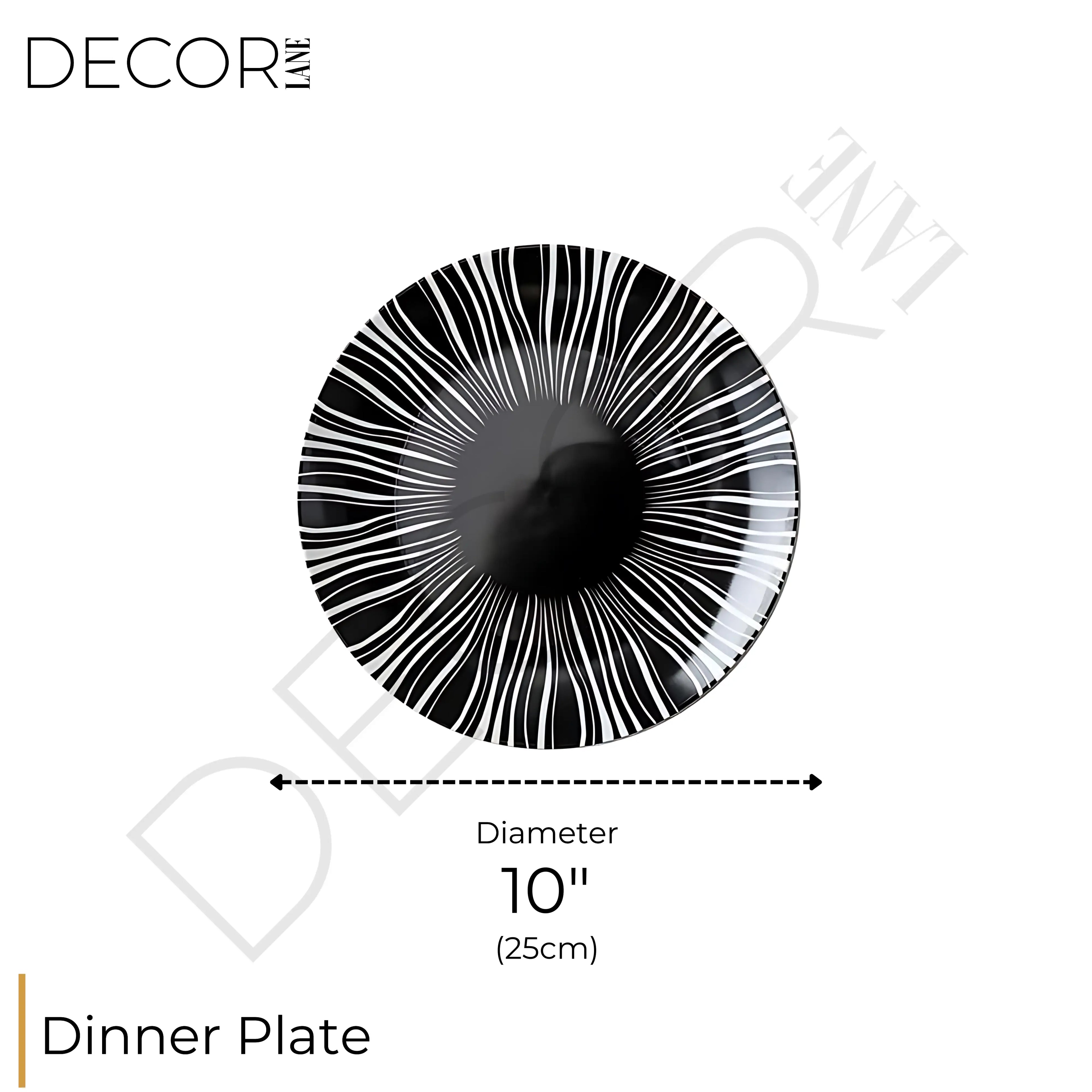 ZAPHIRE BELMONT NOIR PLATE