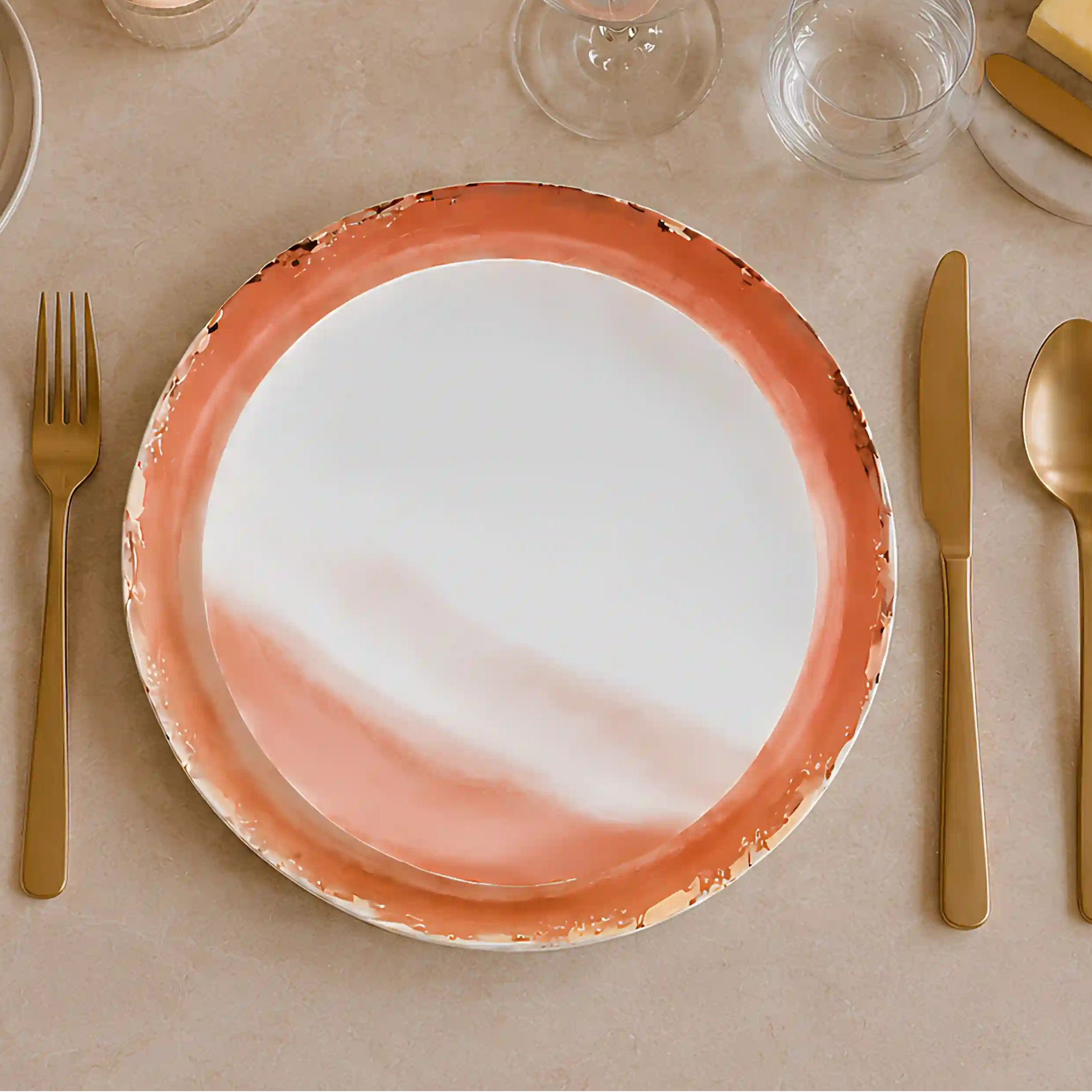 VAN GOGH CORAL PLATE