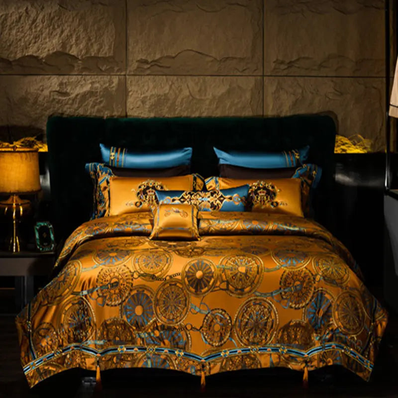 CROWN IMPERIAL DUVET COVER & SHAMS EGYPTIAN COTTON 800TC