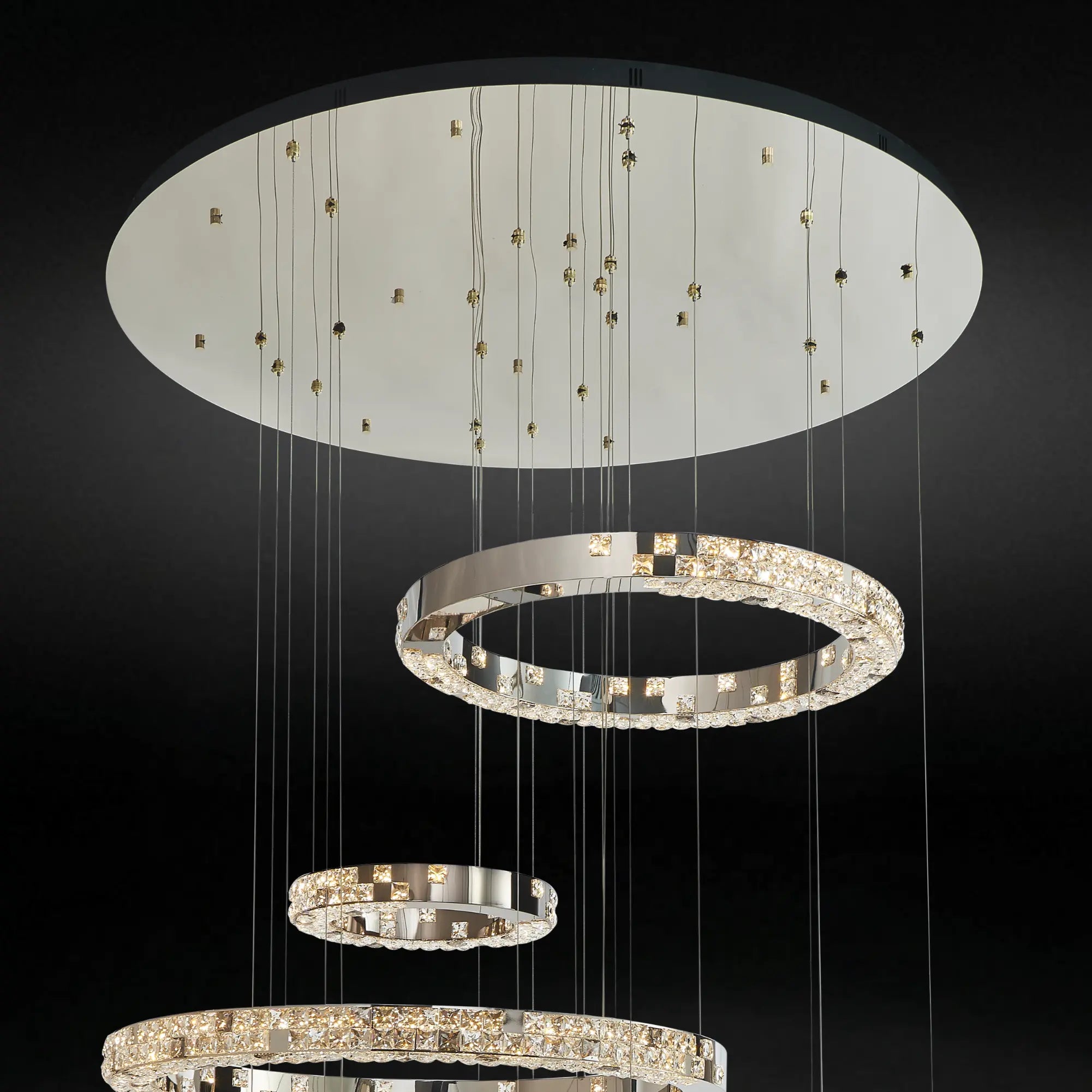 LUMIÉRE DE CARTIER STAIRCASE CHANDELIER