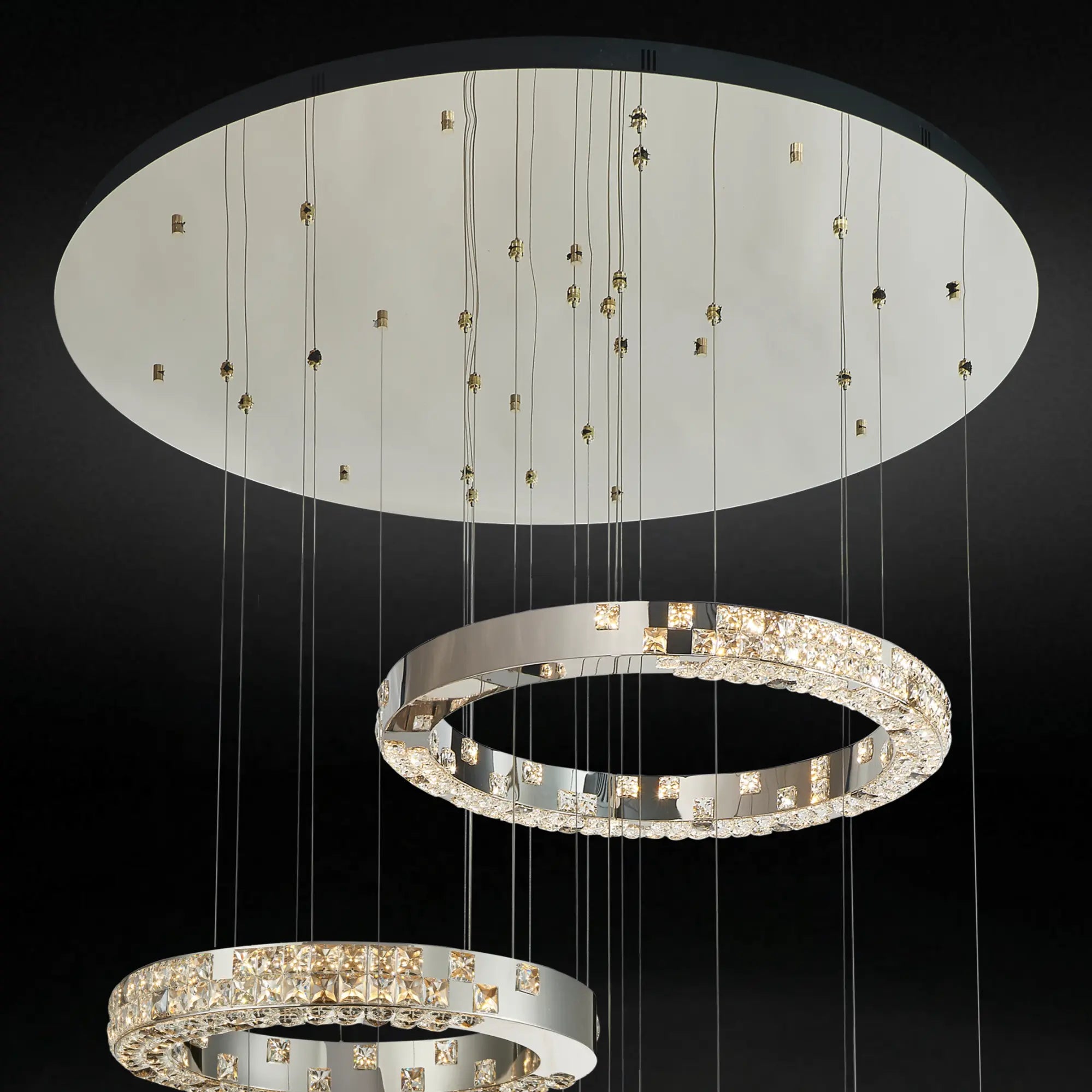 LUMIÉRE DE CARTIER STAIRCASE CHANDELIER