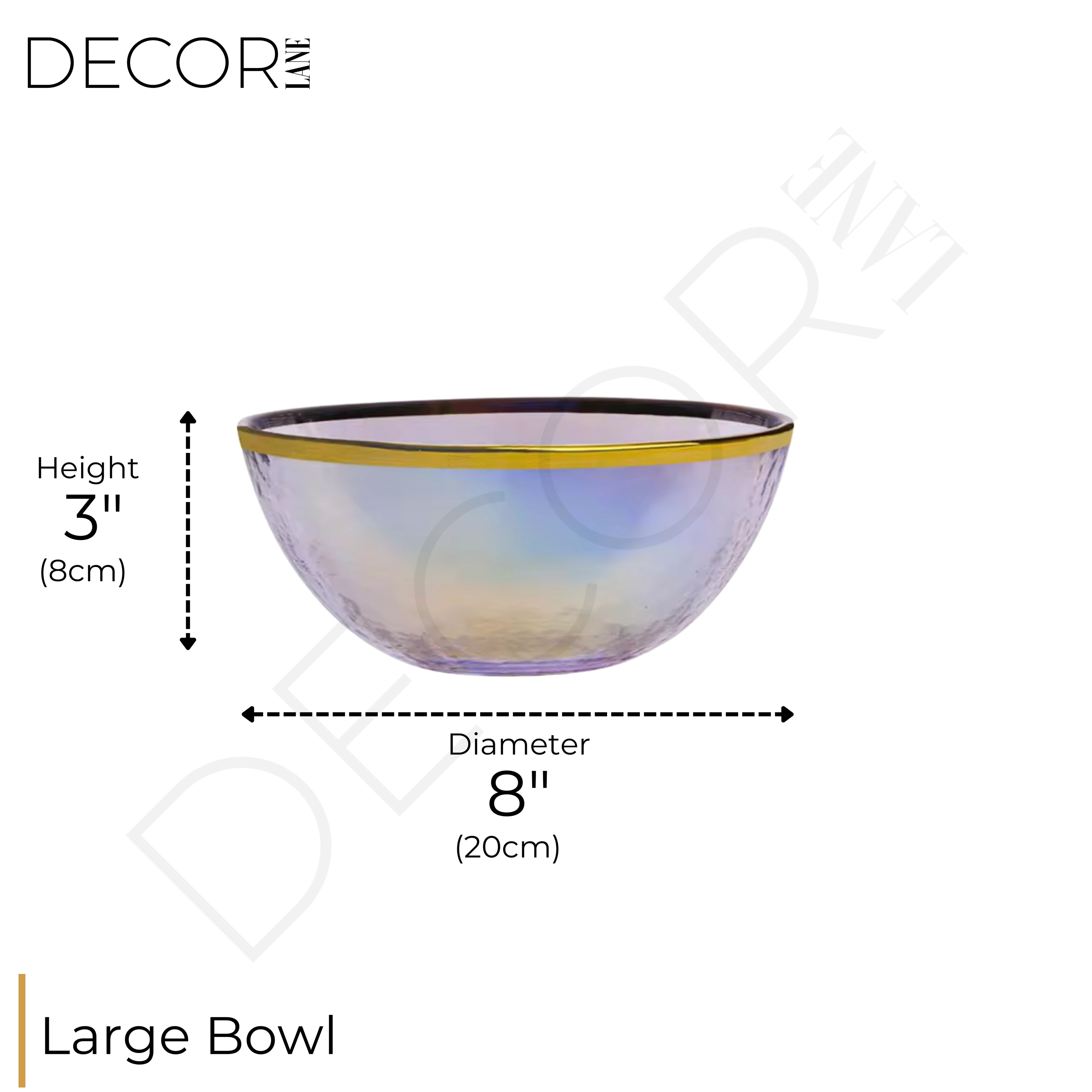 RAINBOW OPAQUE BOWL