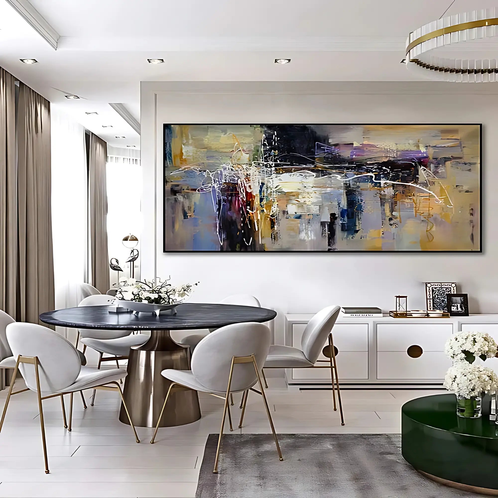 URBAN MIRAGE OIL PAINTING