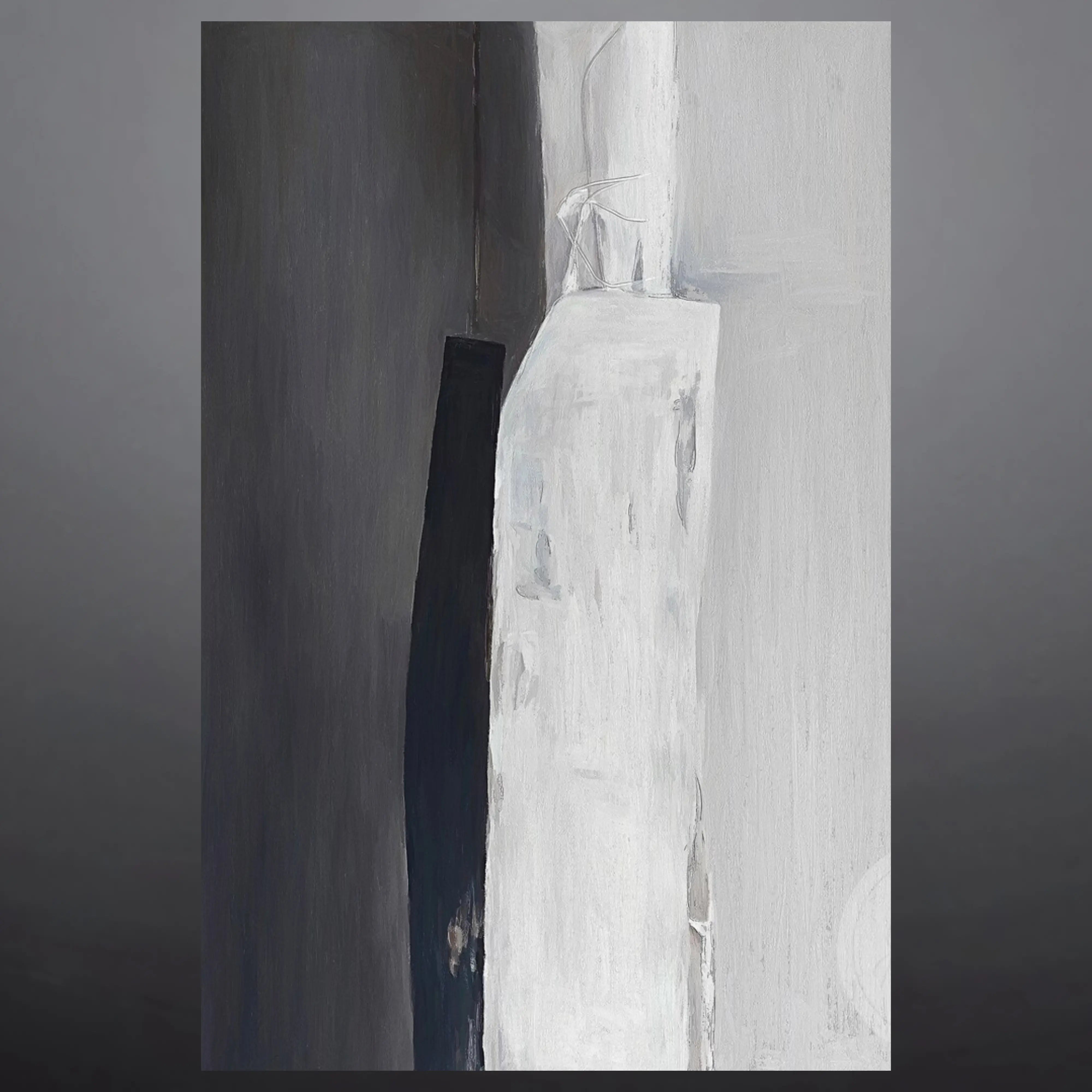 Interstice | Abstract Oil Painting on Canvas — Decor Lane – DecorLane