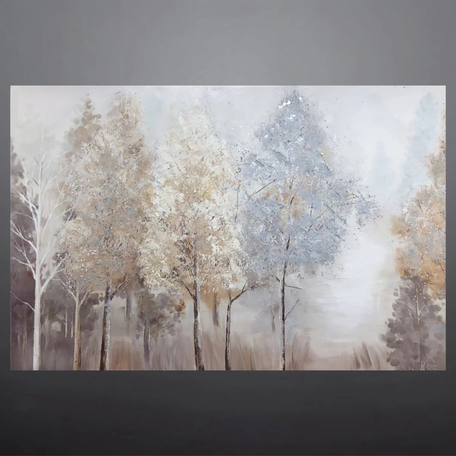 MISTY FROST OIL PAINTING