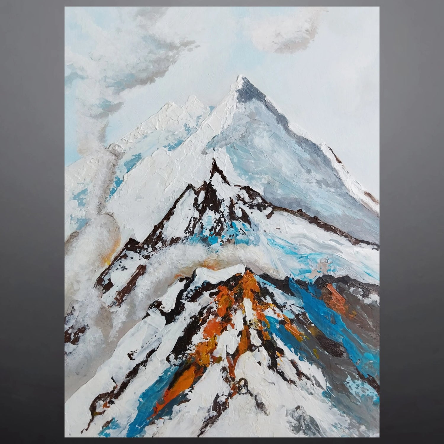 CRIMSON PEAKS OIL PAINTING