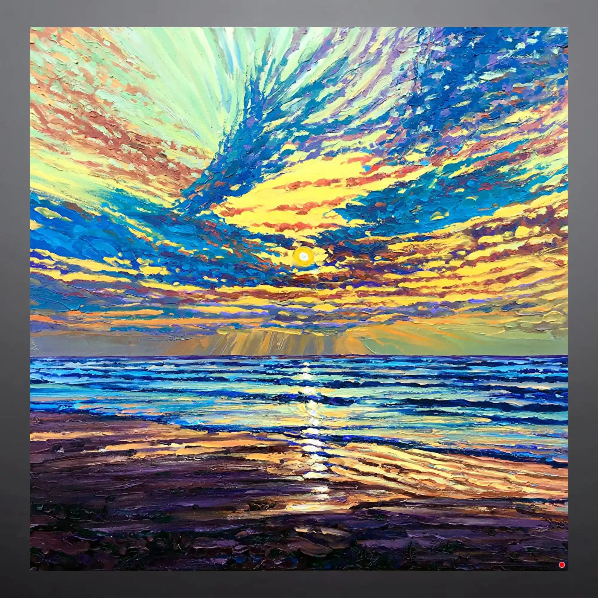 OCEANIC REFLECTIONS OIL PAINTING