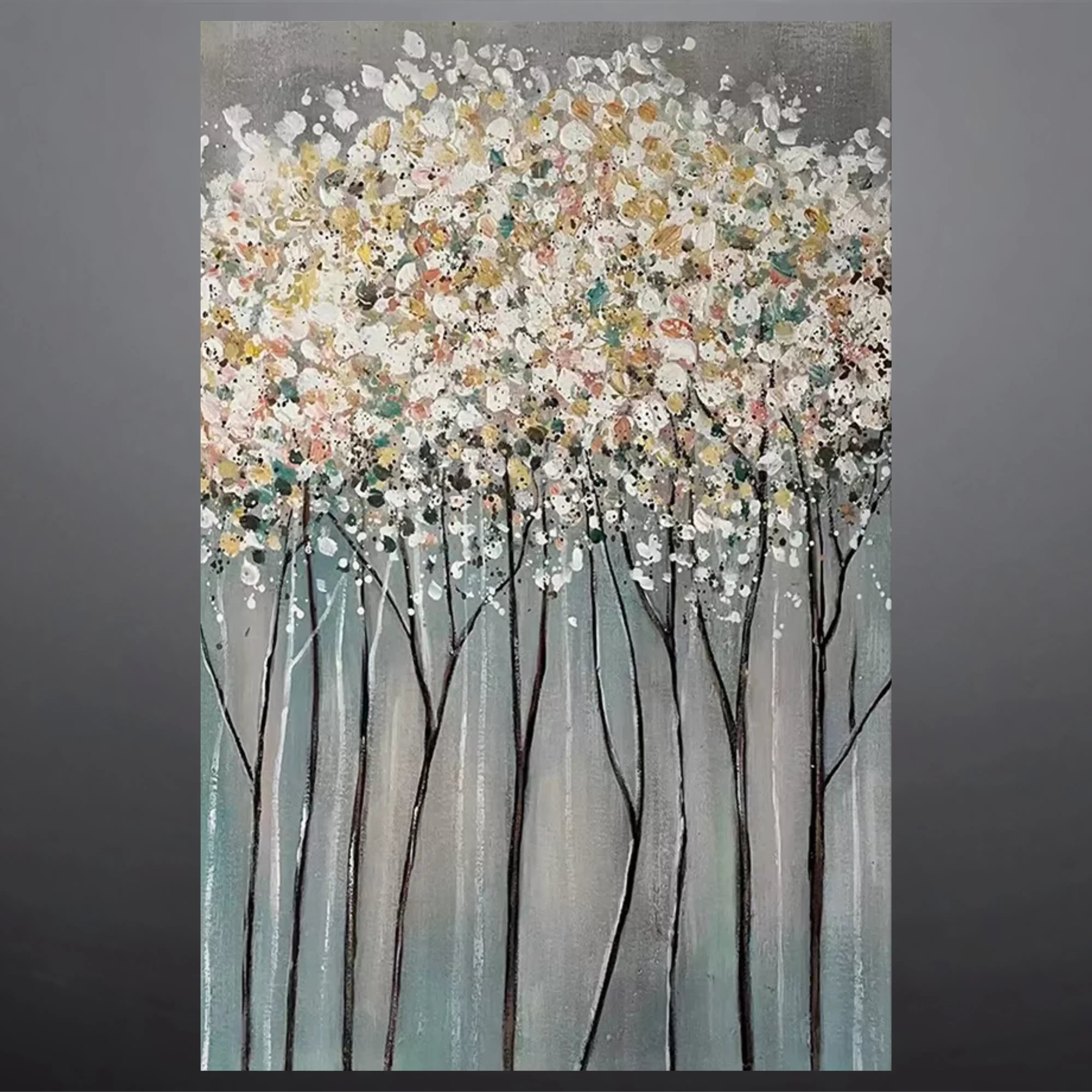 Blooming Woods | Landscape Oil Painting on Canvas — Decor Lane – DecorLane