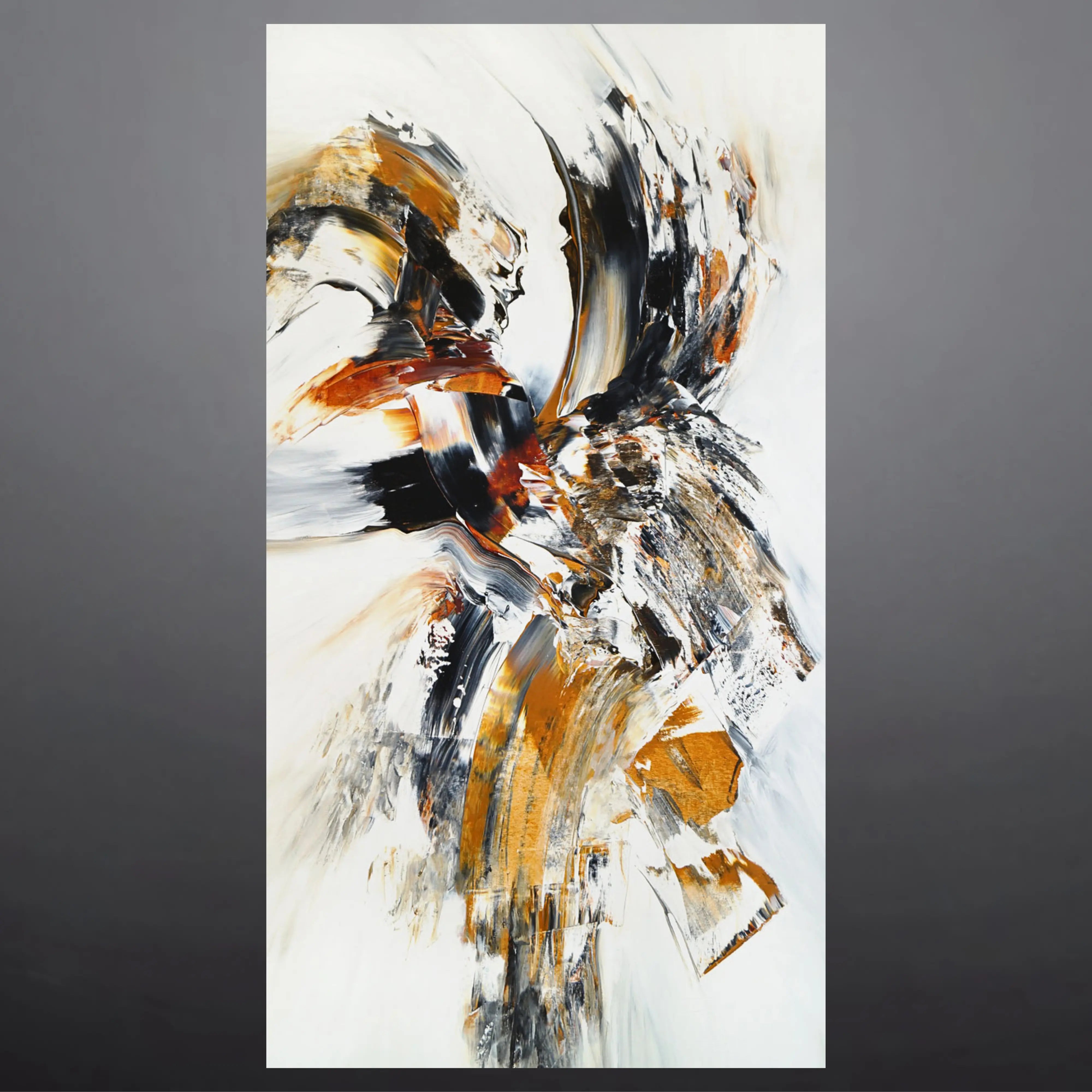 Inferno | Red Abstract Oil Painting on Canvas — Decor Lane – DecorLane