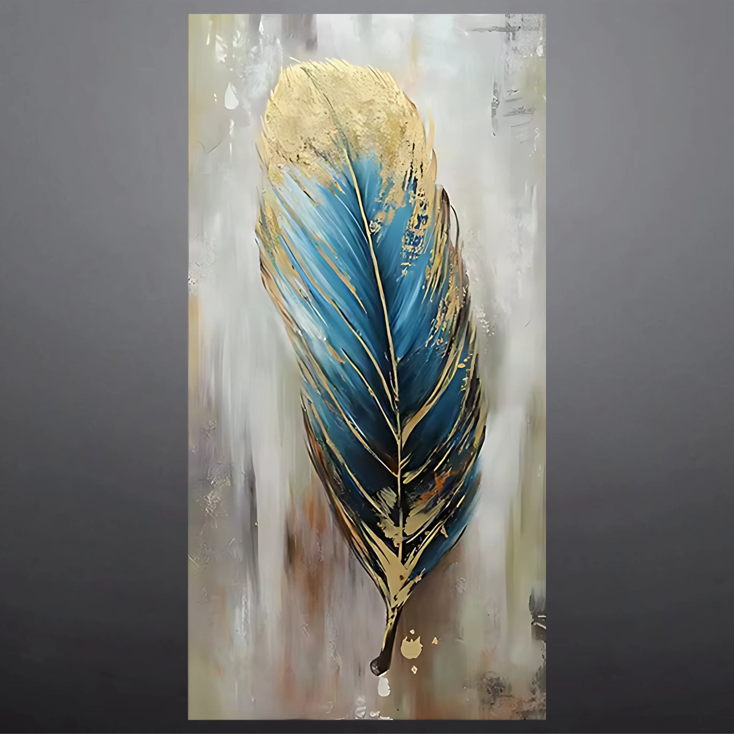 ROYAL PLUME OIL PAINTING