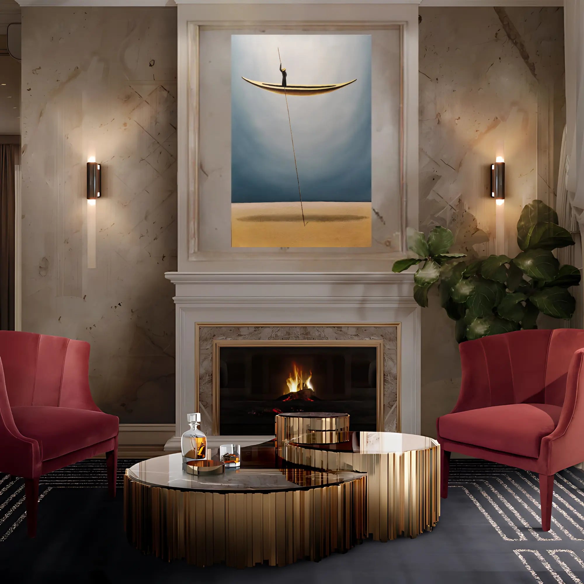 HORIZON ABOUND OIL PAINTING