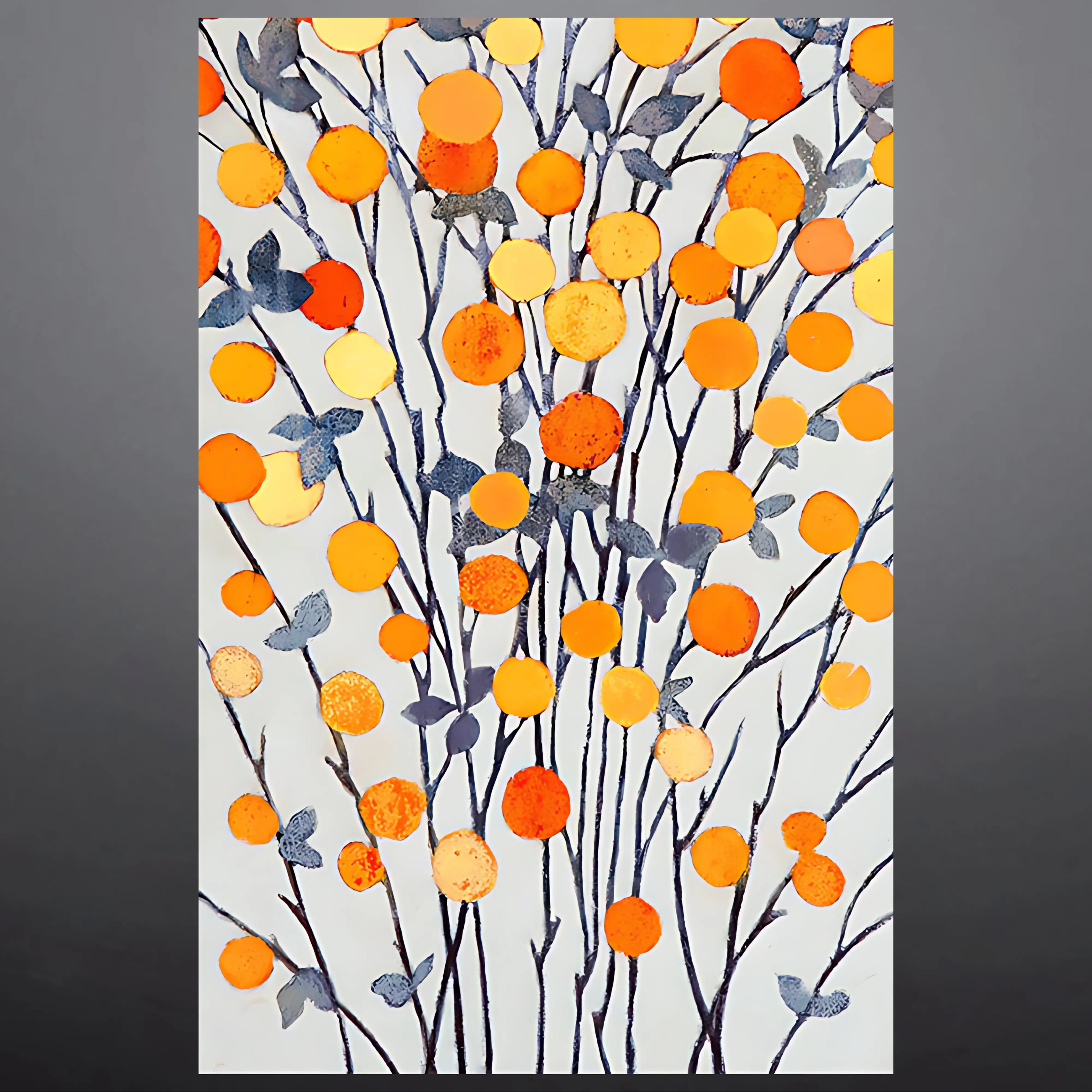 CITRUS BLOSSOMS OIL PAINTING