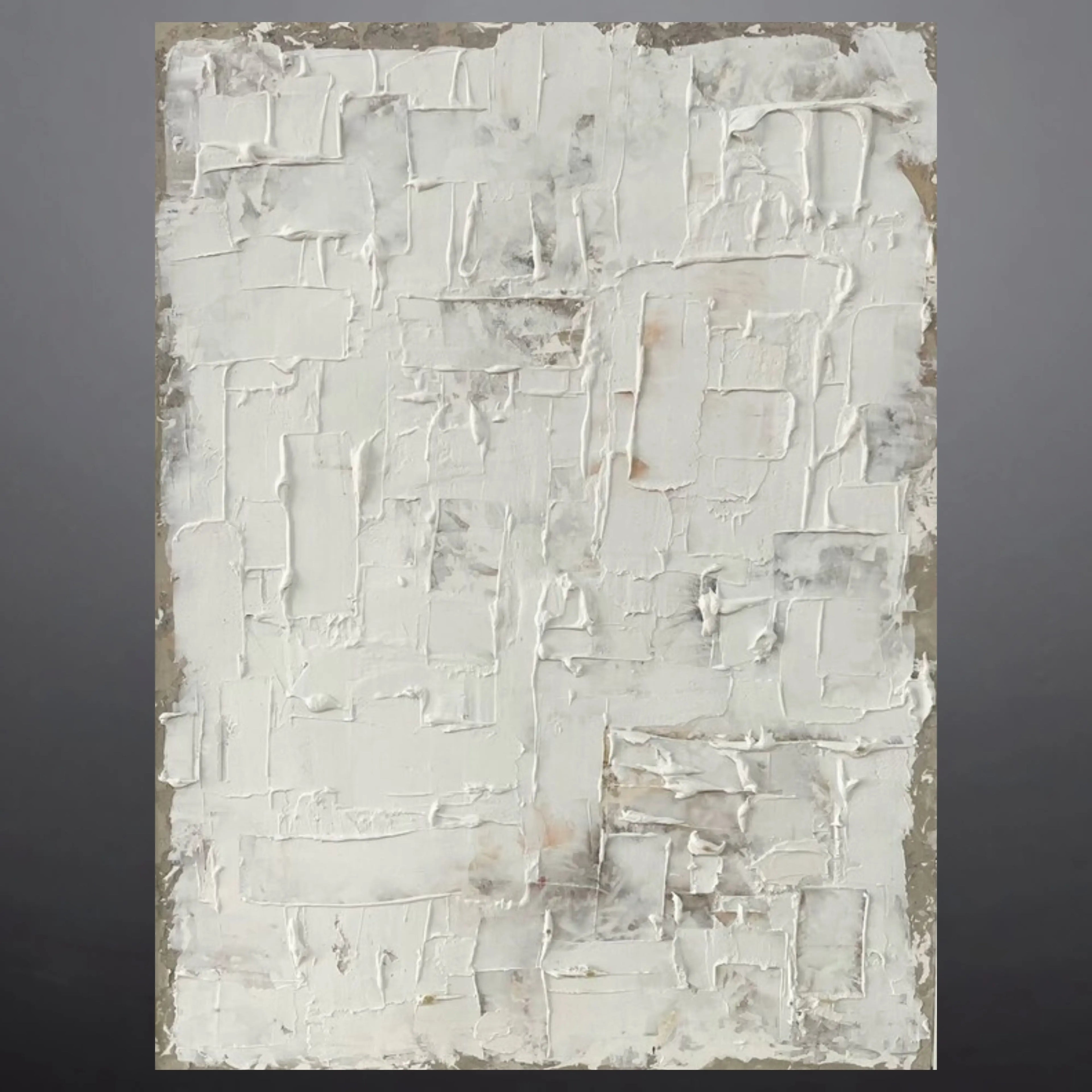 GLACIAL QUILT OIL PAINTING