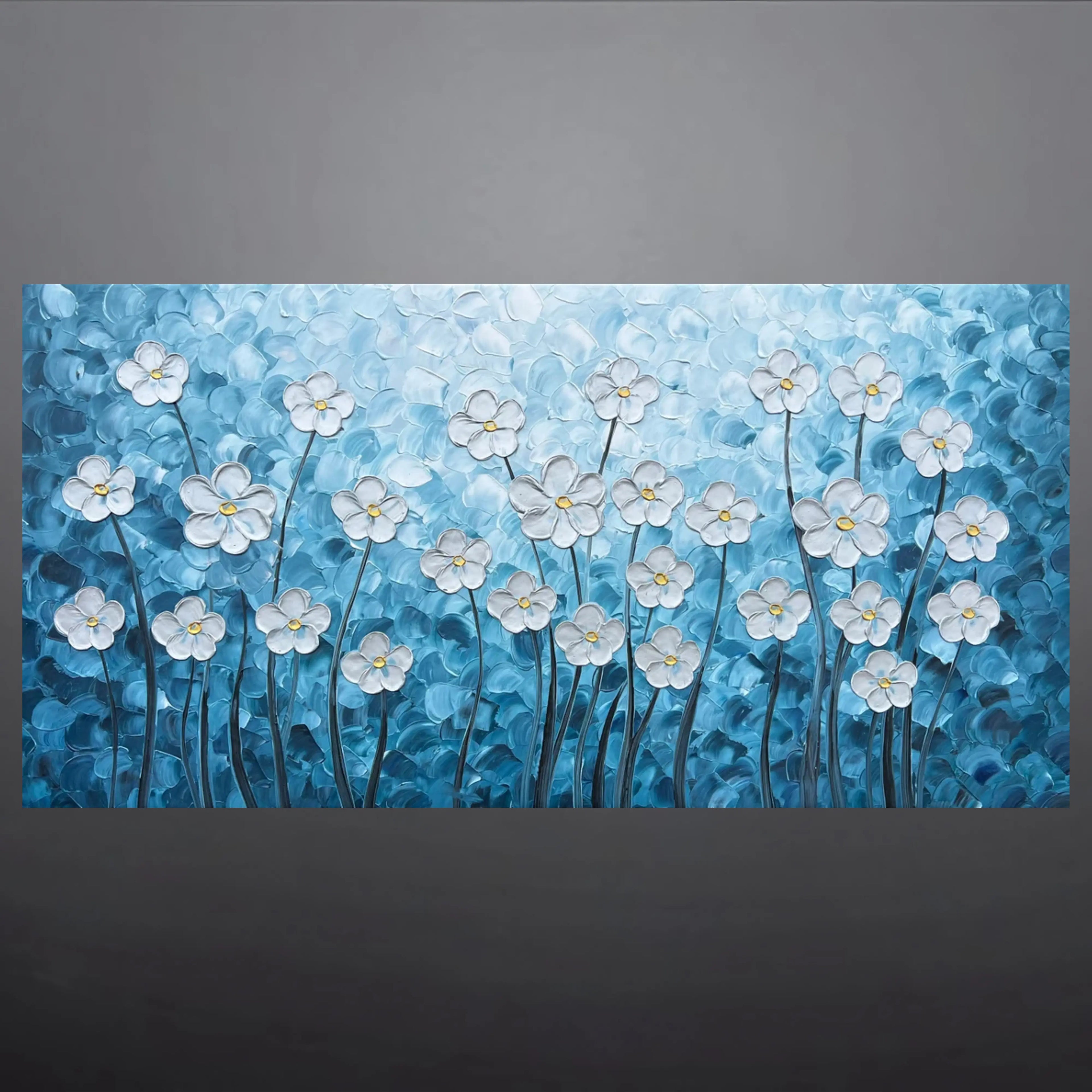 BLUEBELL SYMPHONY OIL PAINTING