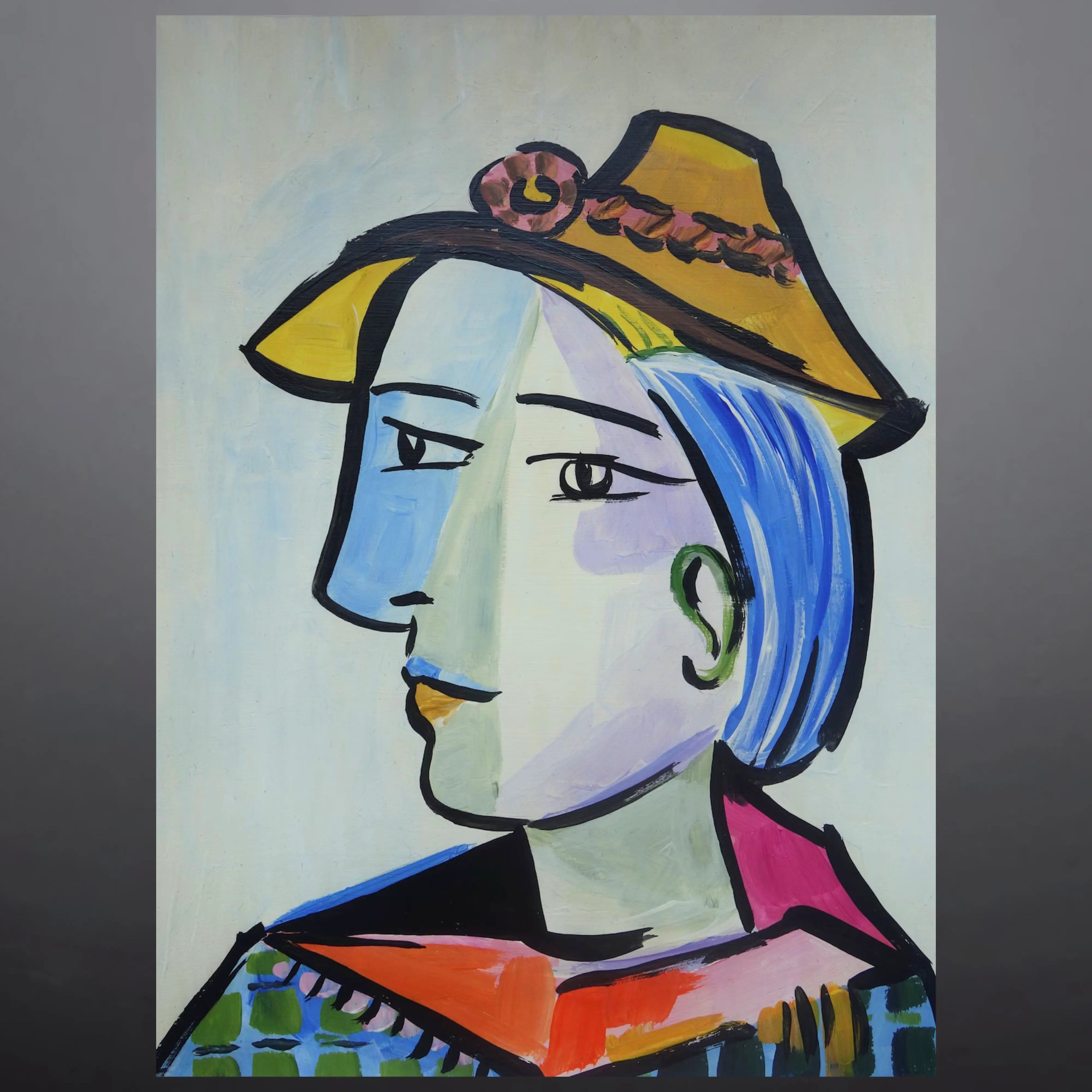 Cubist Charm Oil Painting