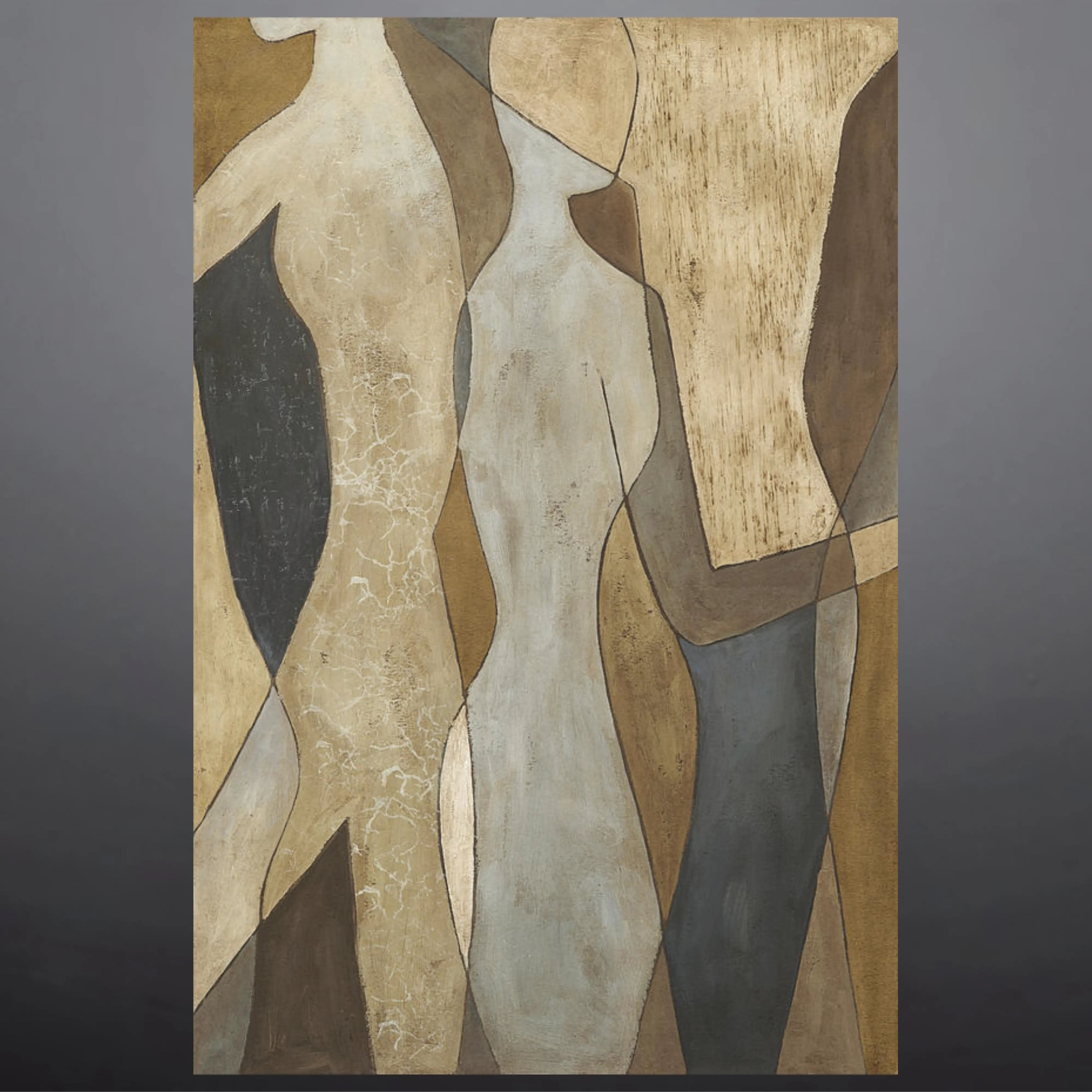 SILHOUETTE OIL PAINTING