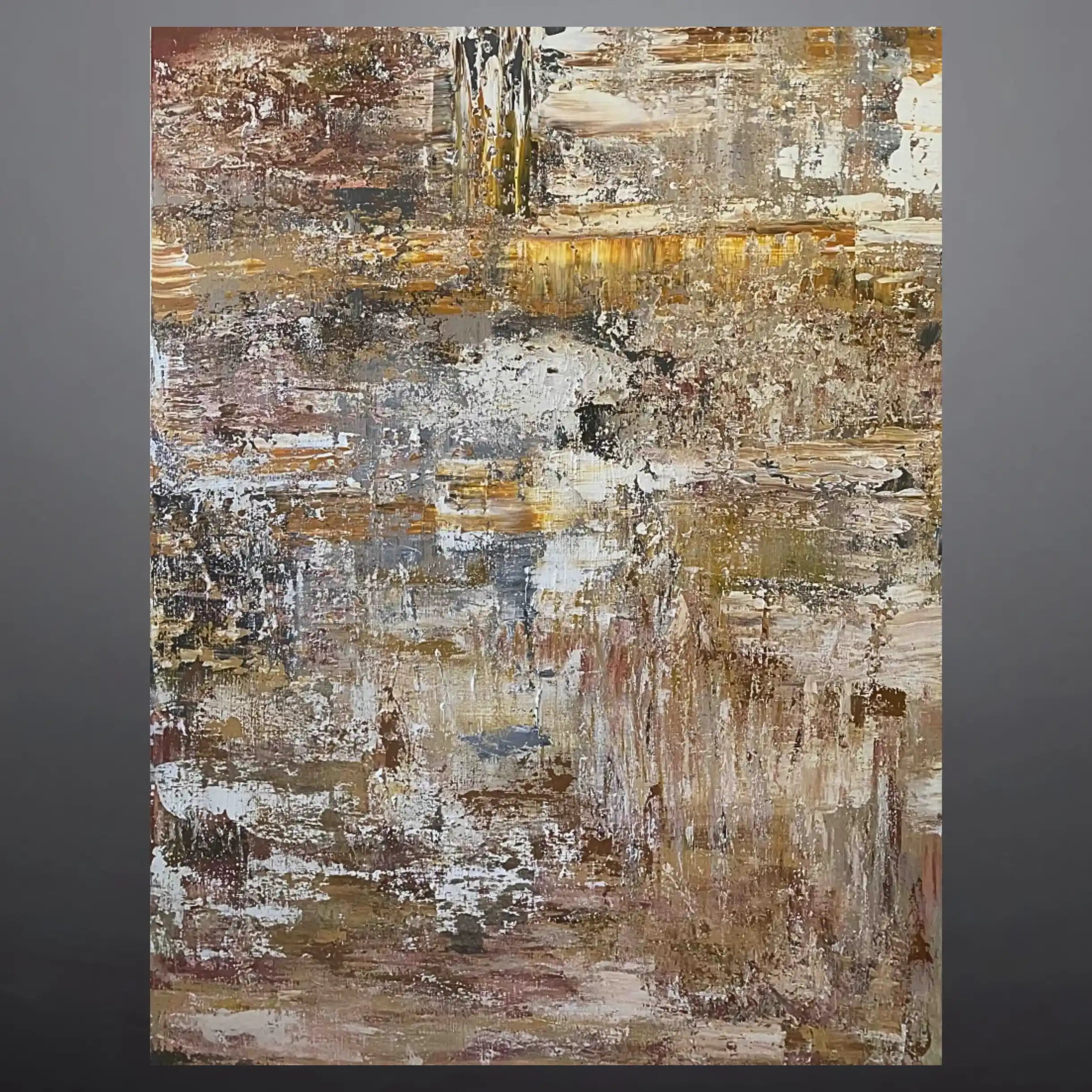 GOLDEN OPULENCE OIL PAINTING