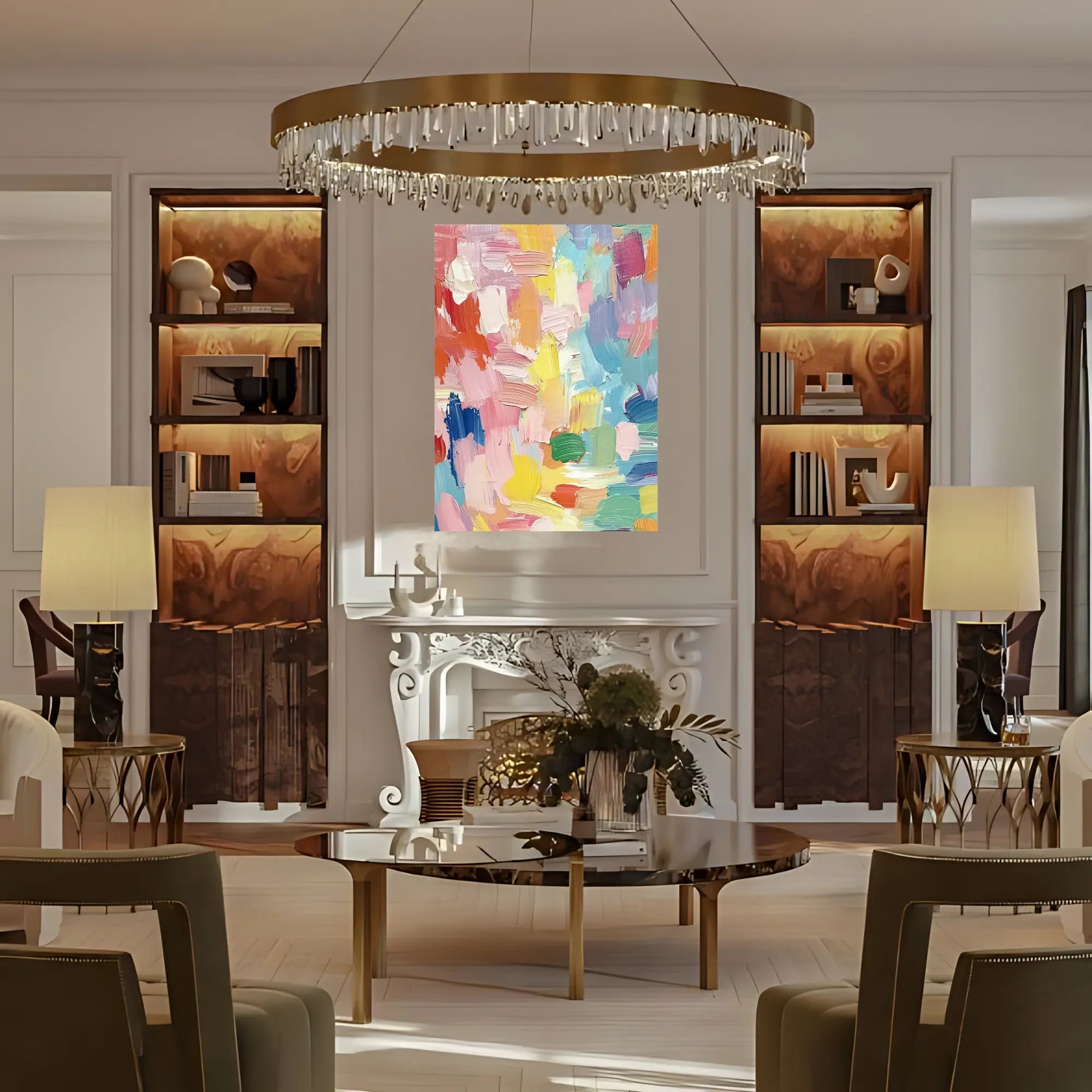 HARMONIC PRISM OIL PAINTING