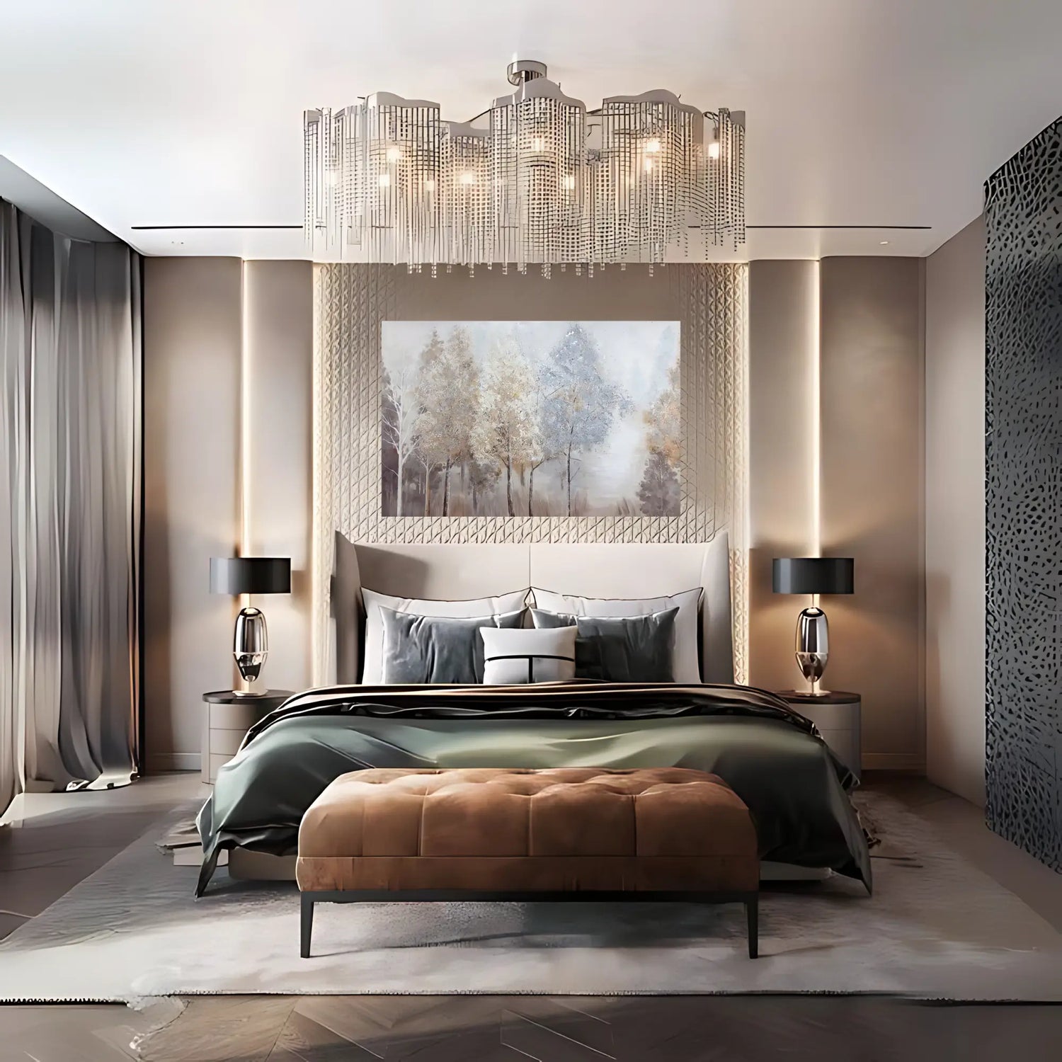 MISTY FROST OIL PAINTING