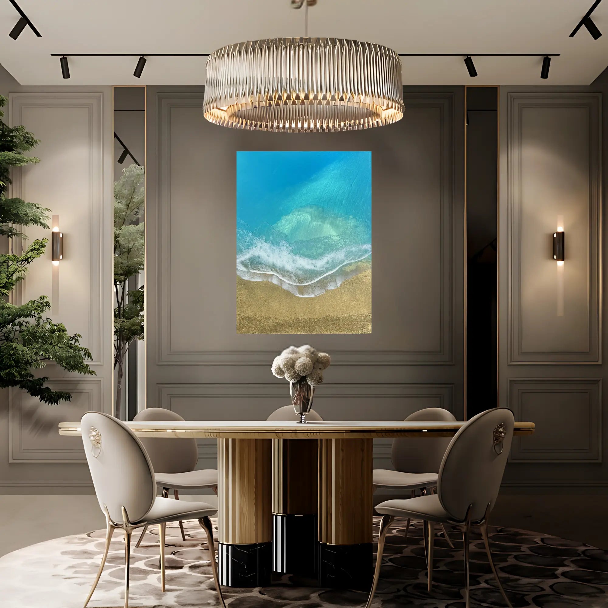 Shimmering Bliss Oil Painting
