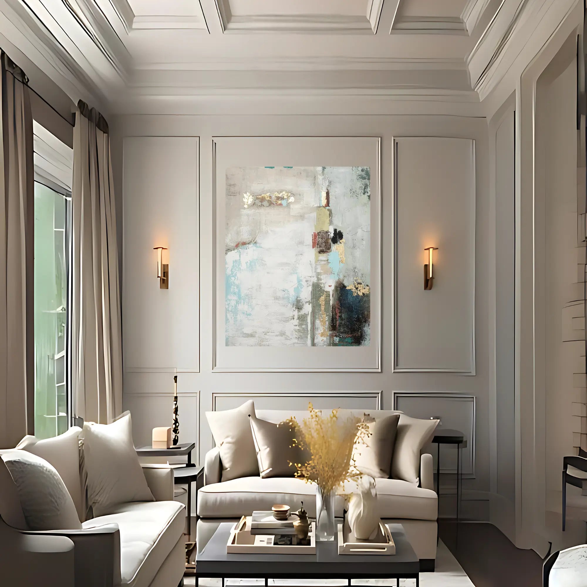 MISTY GLIMMER OIL PAINTING