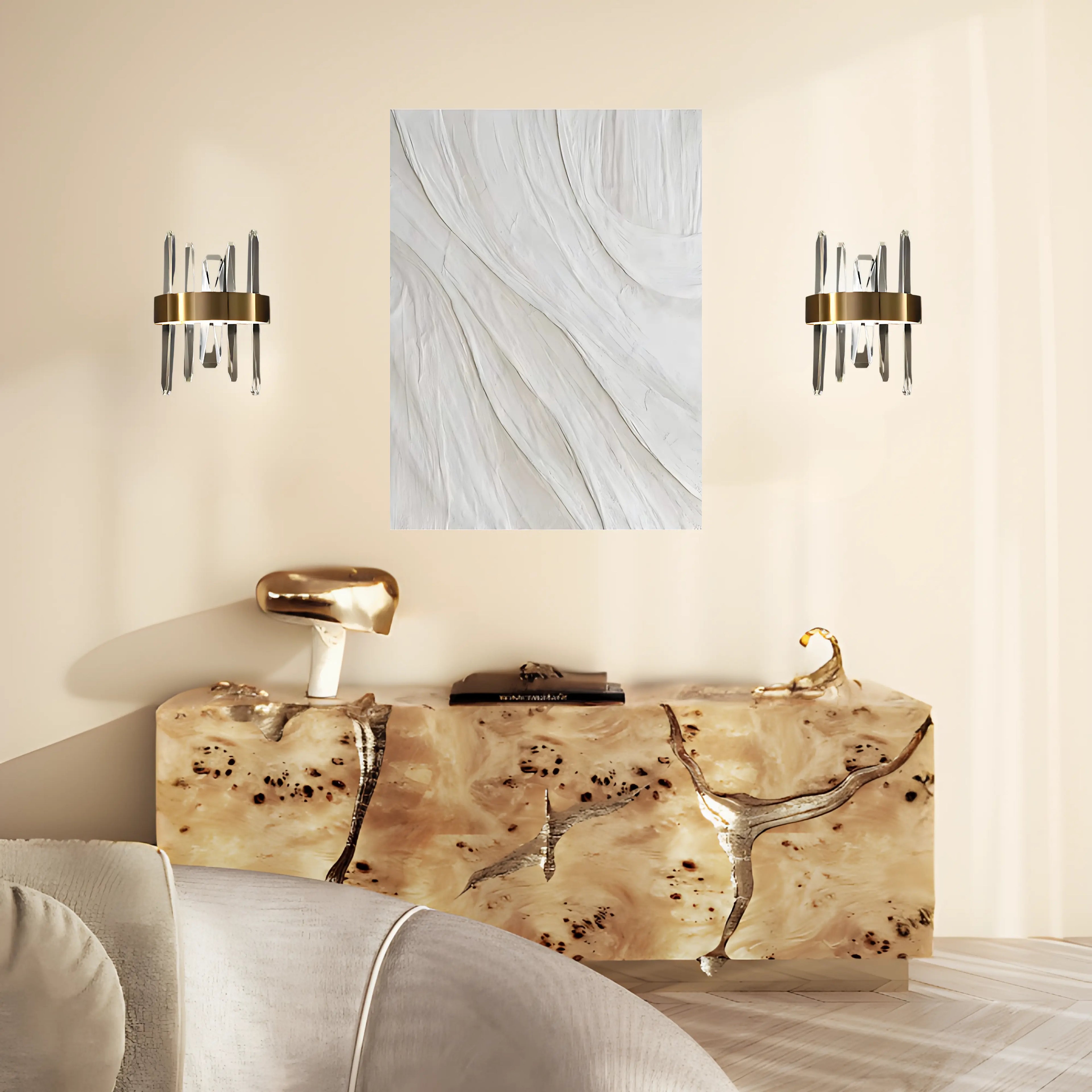 IVORY TIDES OIL PAINTING