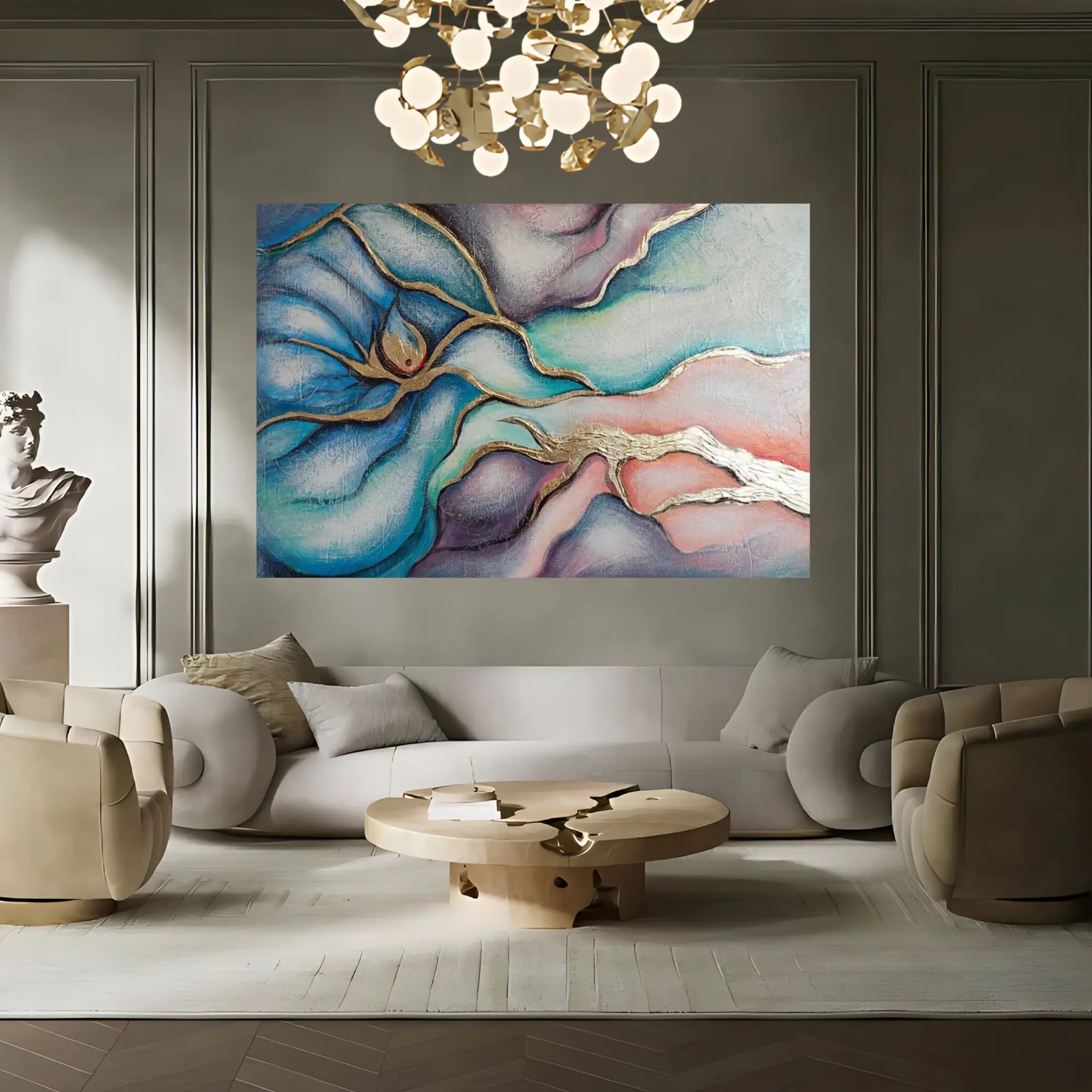 SERAPHIC ECHOES OIL PAINTING