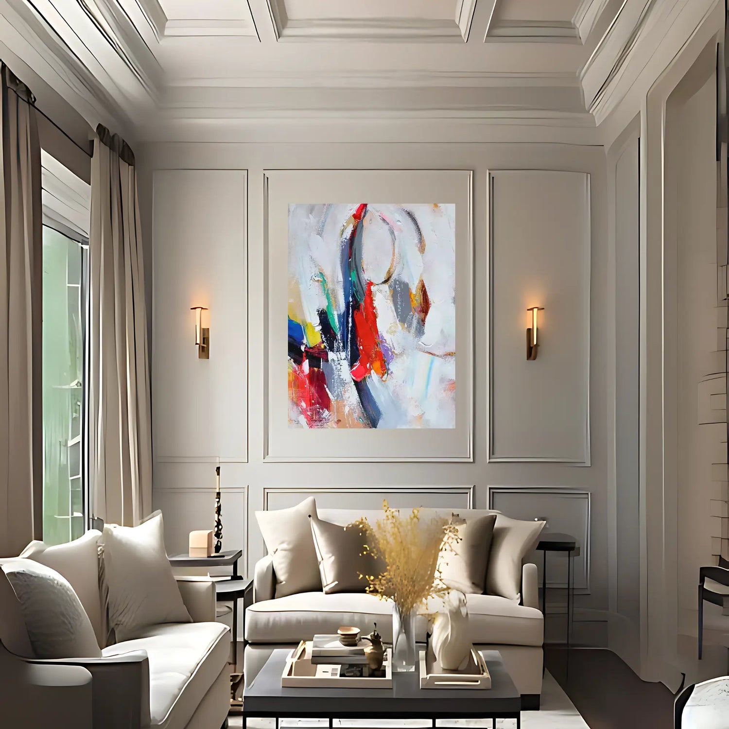 VIVID CRESCENDO OIL PAINTING