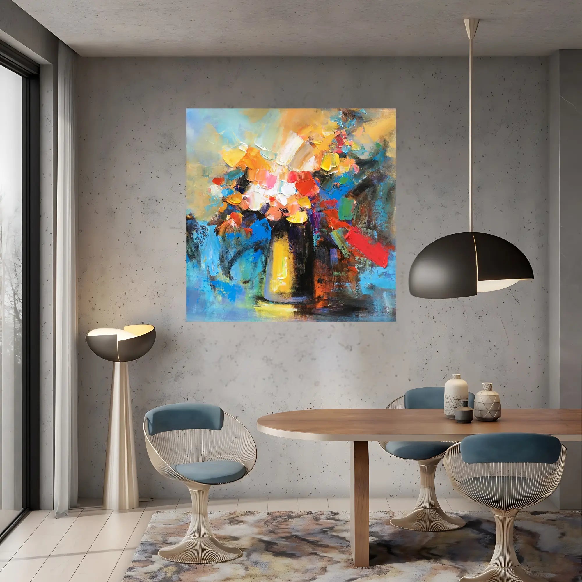 Effervescent Garden Oil Painting