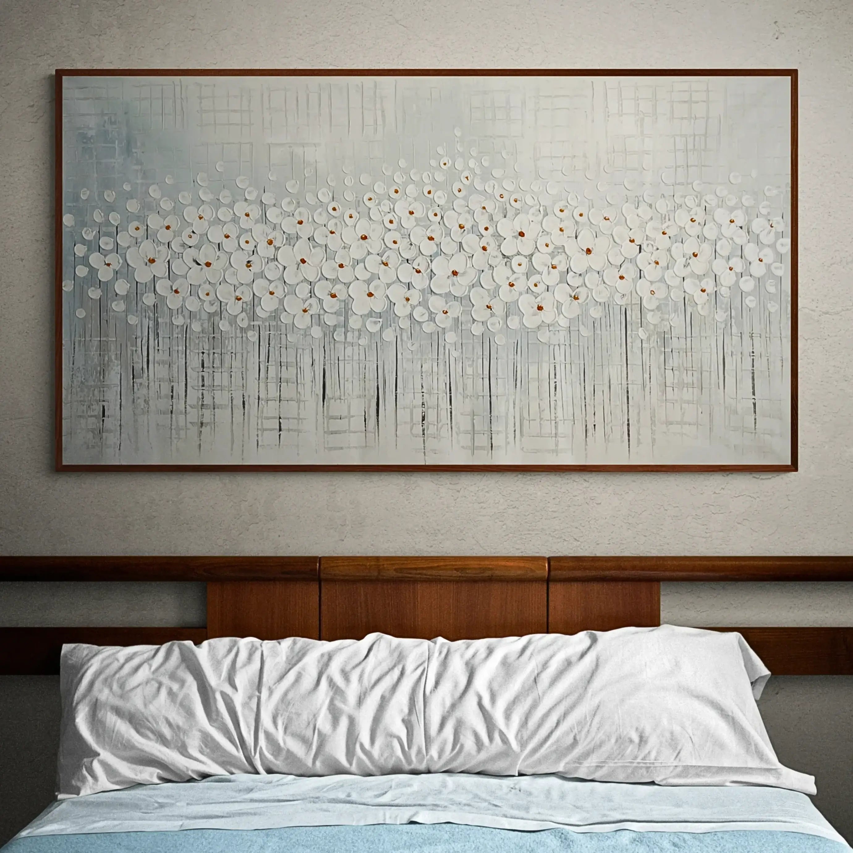 SERENE BLOSSOMS OIL PAINTING