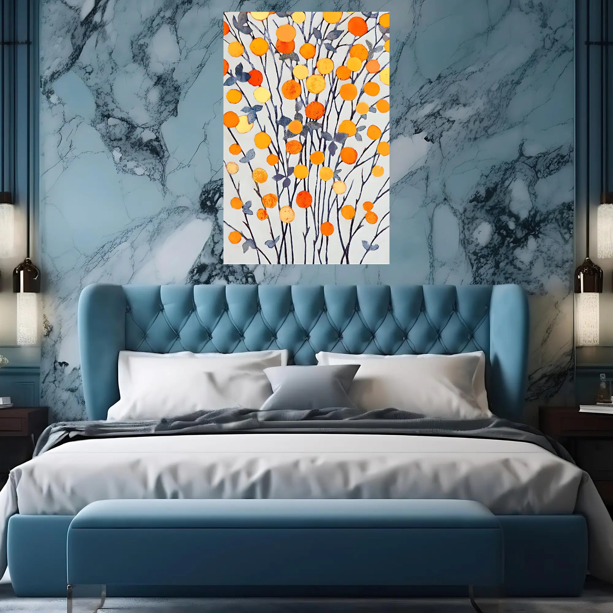 CITRUS BLOSSOMS OIL PAINTING