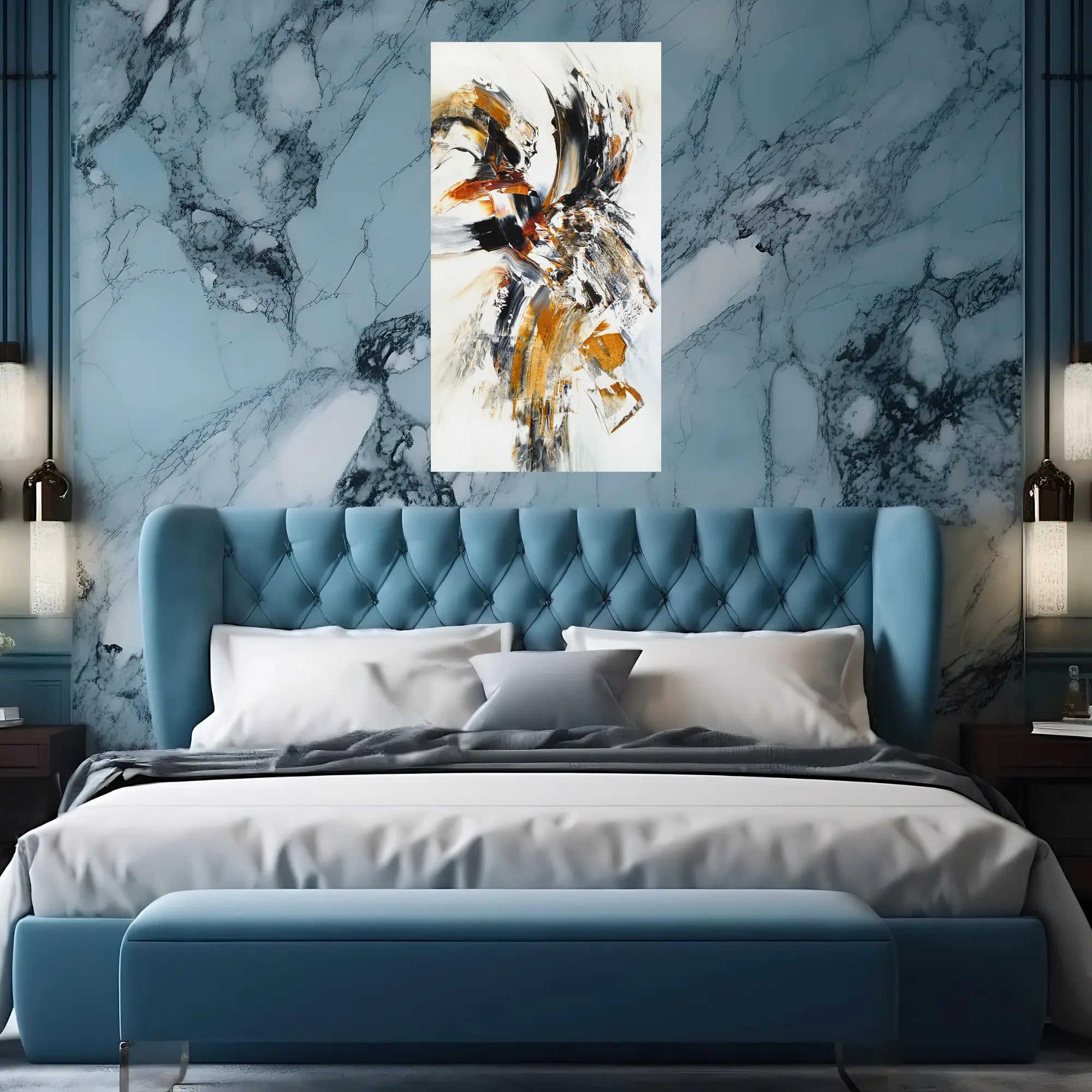 INFERNO OIL PAINTING