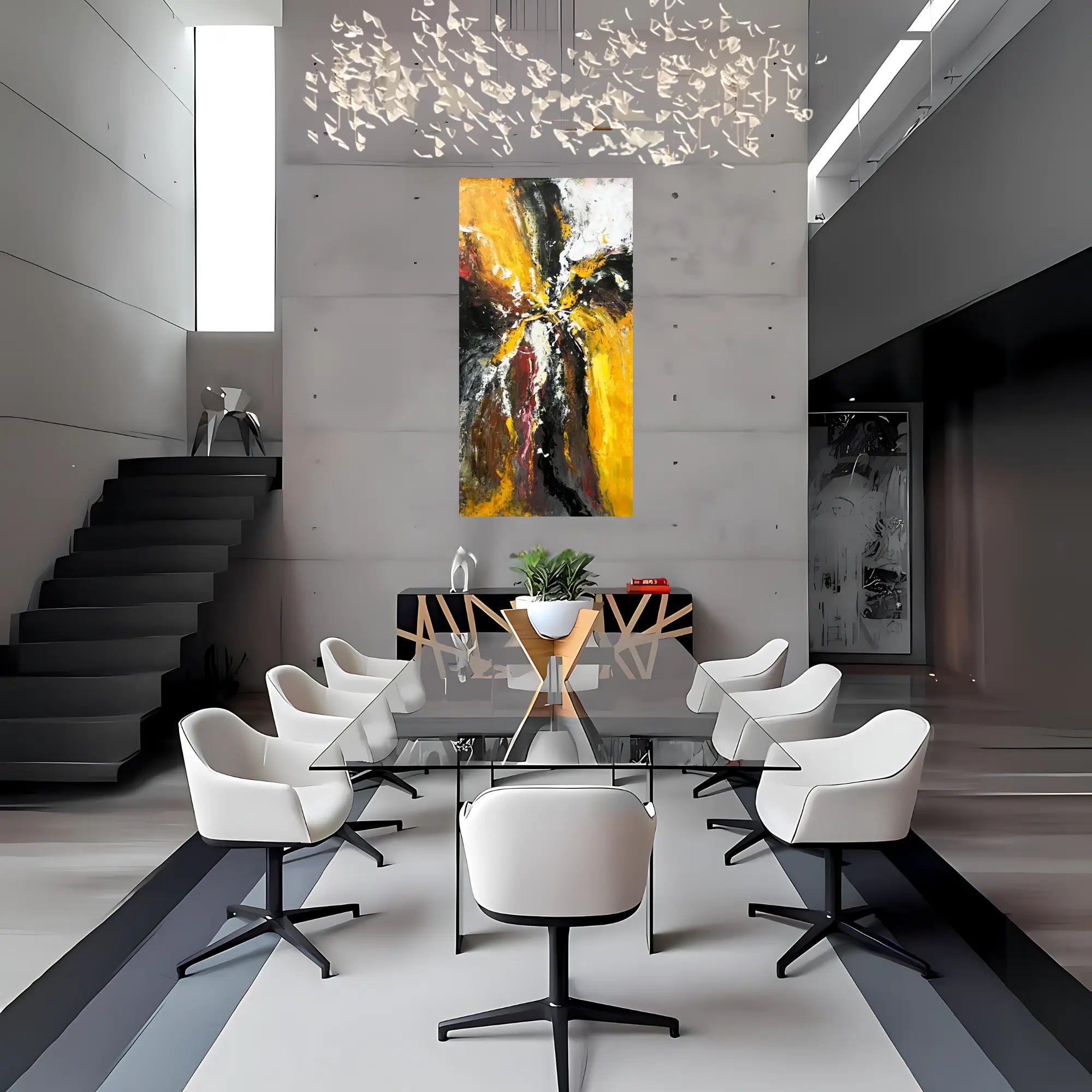 EMBER FLOW OIL PAINTING