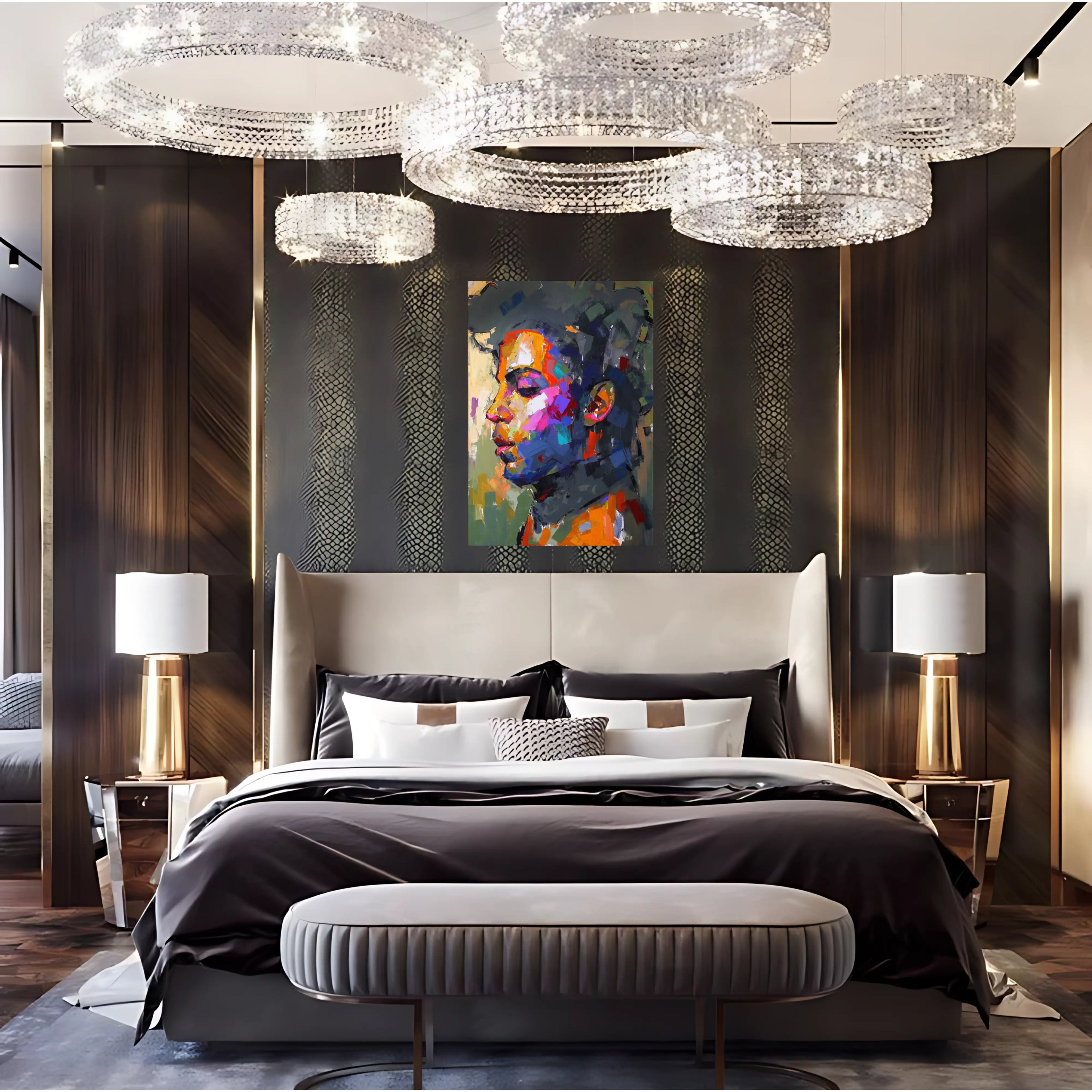 Harmonic Introspection Oil Painting